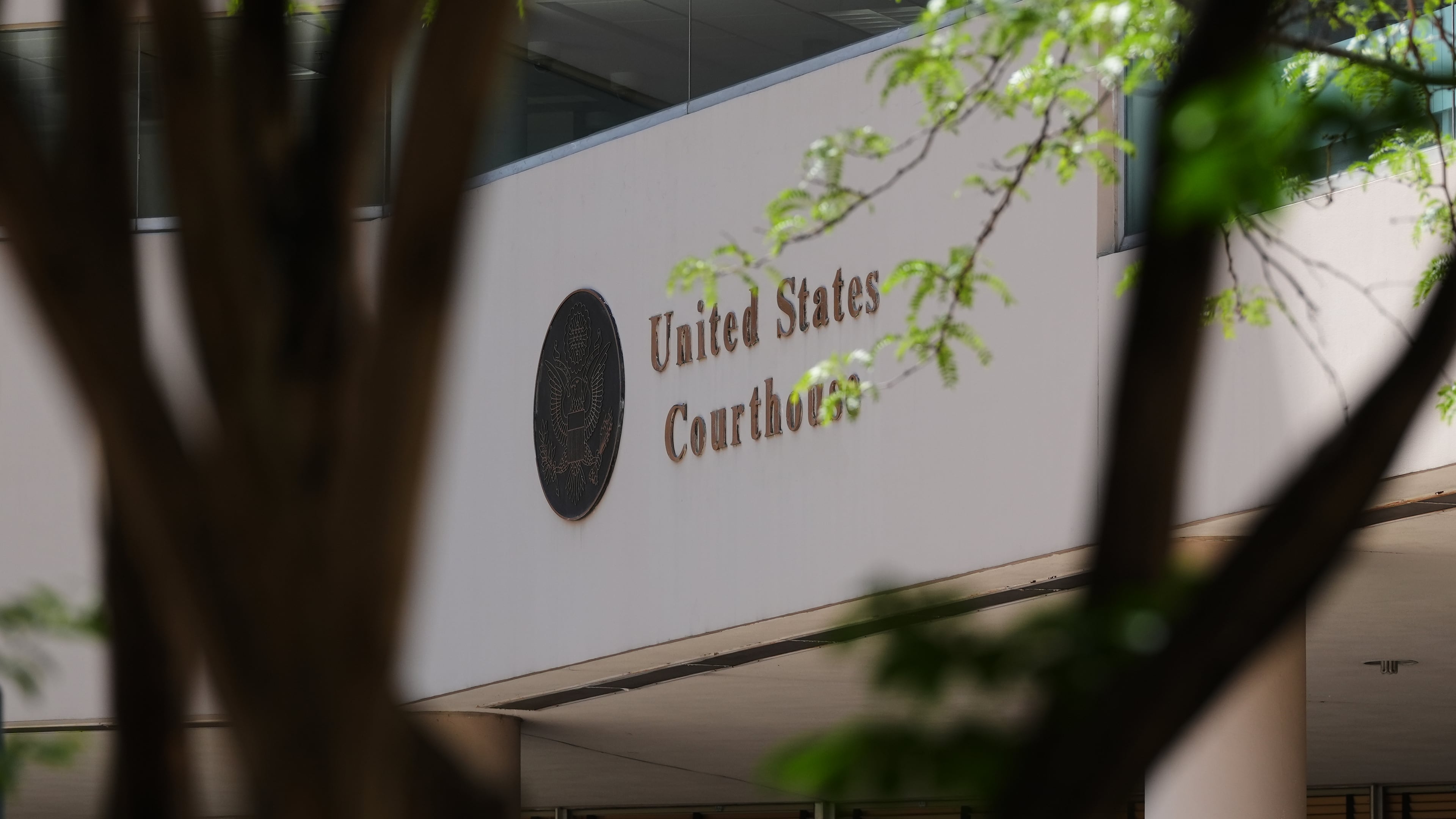 The Edward A. Garmatz United States District Courthouse is seen Monday, June 1, 2026, in Baltimore. (AP Photo/Stephanie Scarbrough)