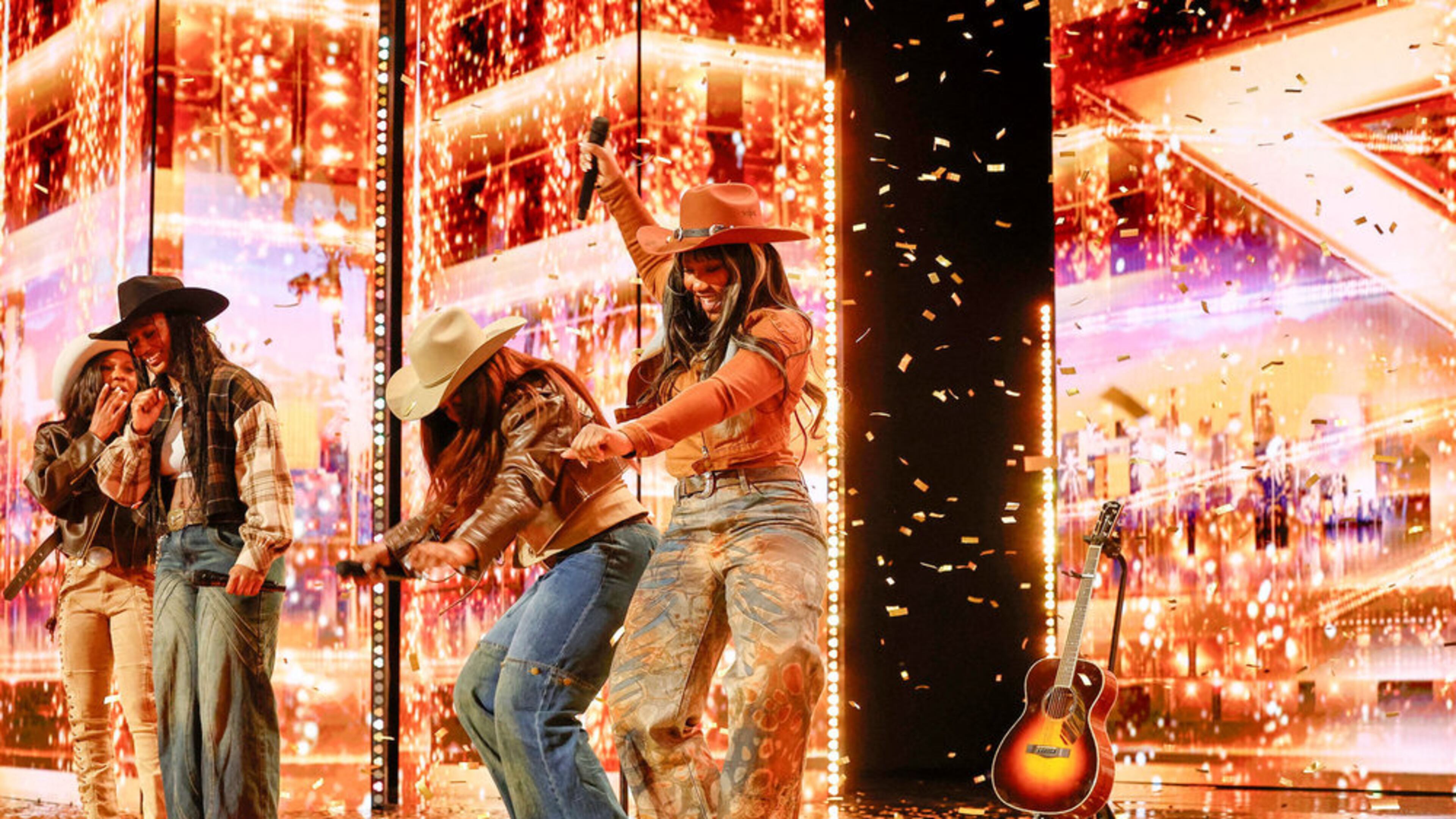 The Boykinz, a musical act from Snellville, receive a Golden Buzzer on "America's Got Talent" in an episode July 22 and was guaranteed an appearance on the live show. -- (Trae Patton/NBC)