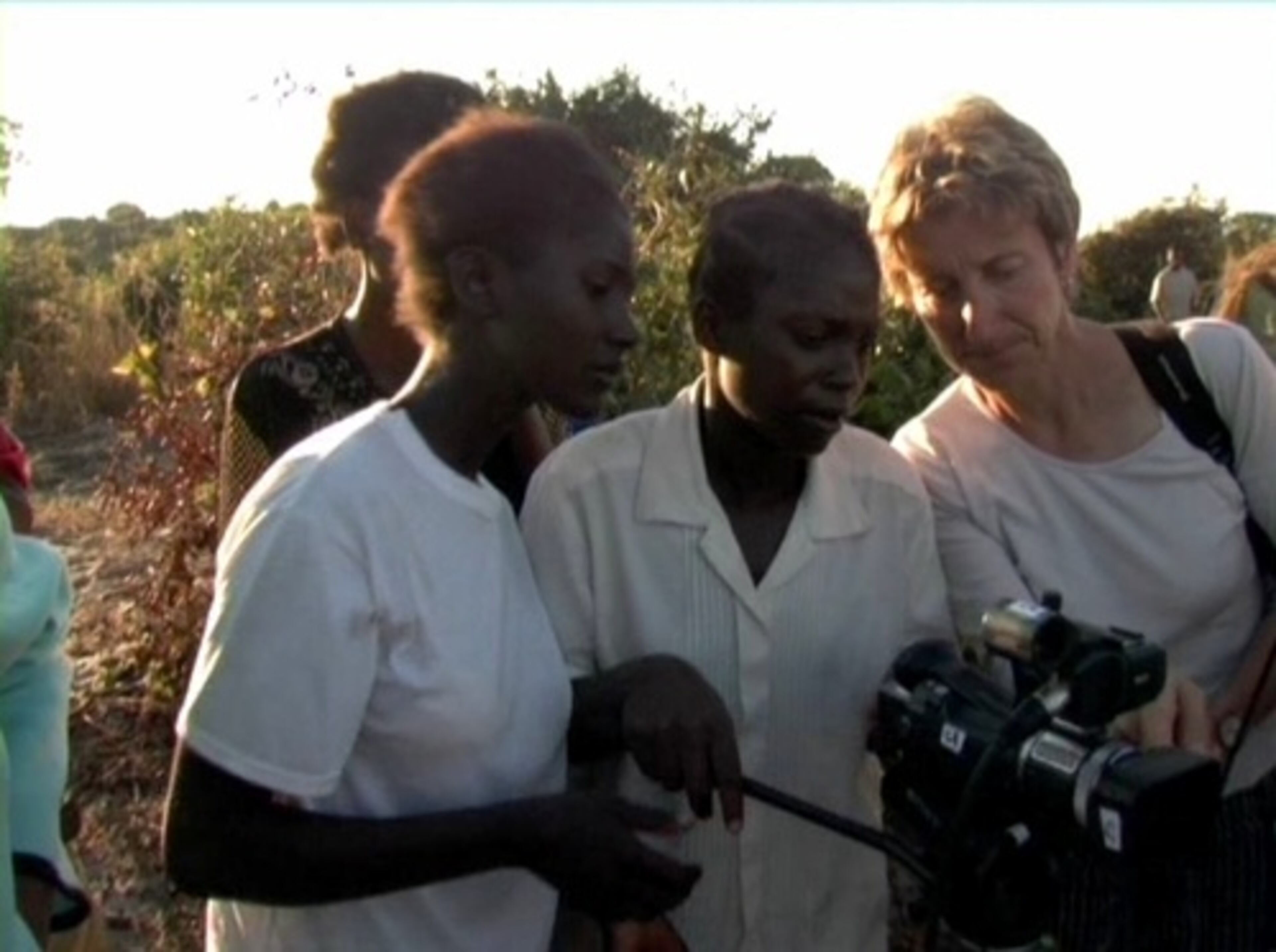 "WHERE THE WATER MEETS THE SKY." Formerly titled "Voices of Samfya," this documentary looks at Zambian villagers who are given digital cameras to develop a film about a teenage AIDS orphan that's eventually screened before thousands of their countrymen. 9:25 p.m. Wednesday and 12:30 p.m. April 17.