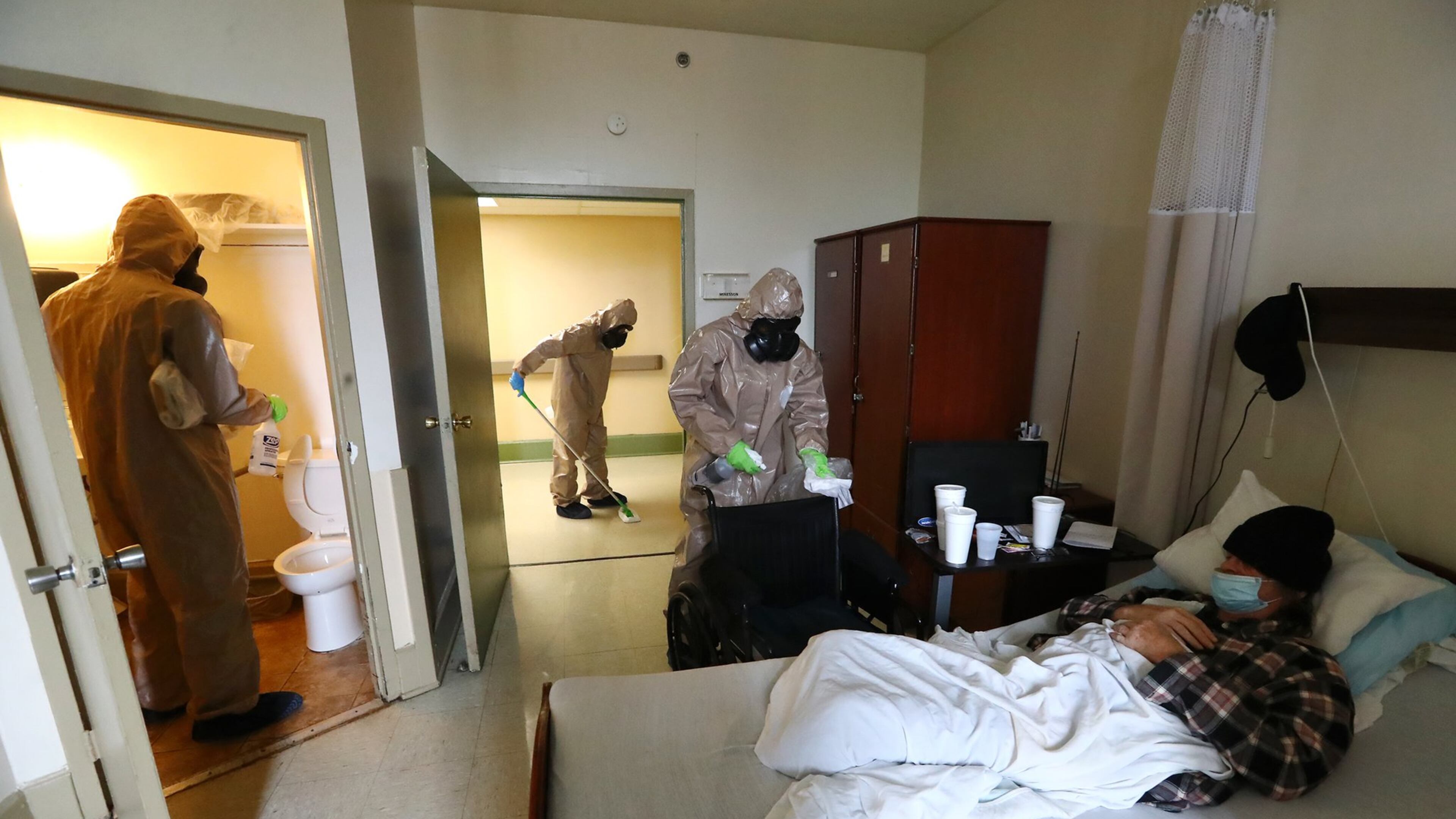 Several thousand members of the Georgia National Guard have disinfected nursing homes in response to the coronavirus pandemic. Troops have also helped out at hospitals and food banks. So far, 323 of them have tested positive for COVID-19, the disease caused by the virus, Across the nation, more than 3,000 members of the National Guard have been diagnosed with the disease. Curtis Compton ccompton@ajc.com
