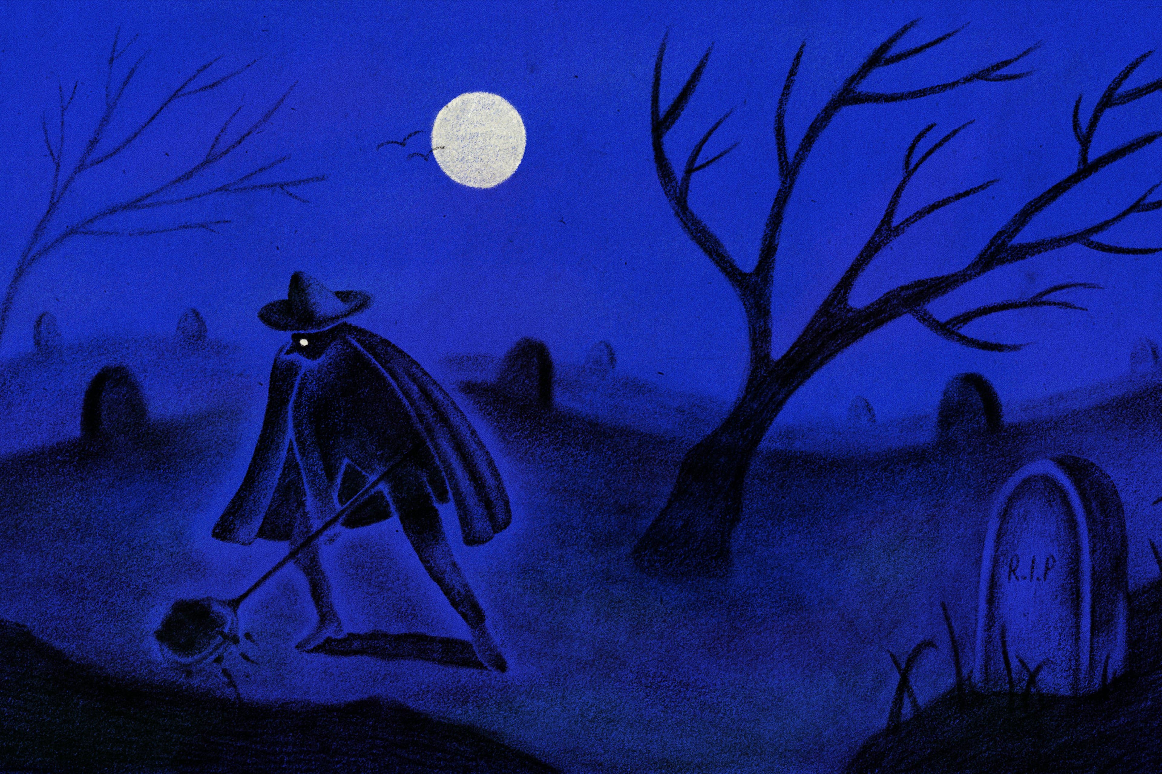 Grave robbing became a lucrative activity in Victorian Atlanta, as the city's three medical schools needed bodies for students to dissect during anatomy classes. (Illustration: Marcie LaCerte for AJC)