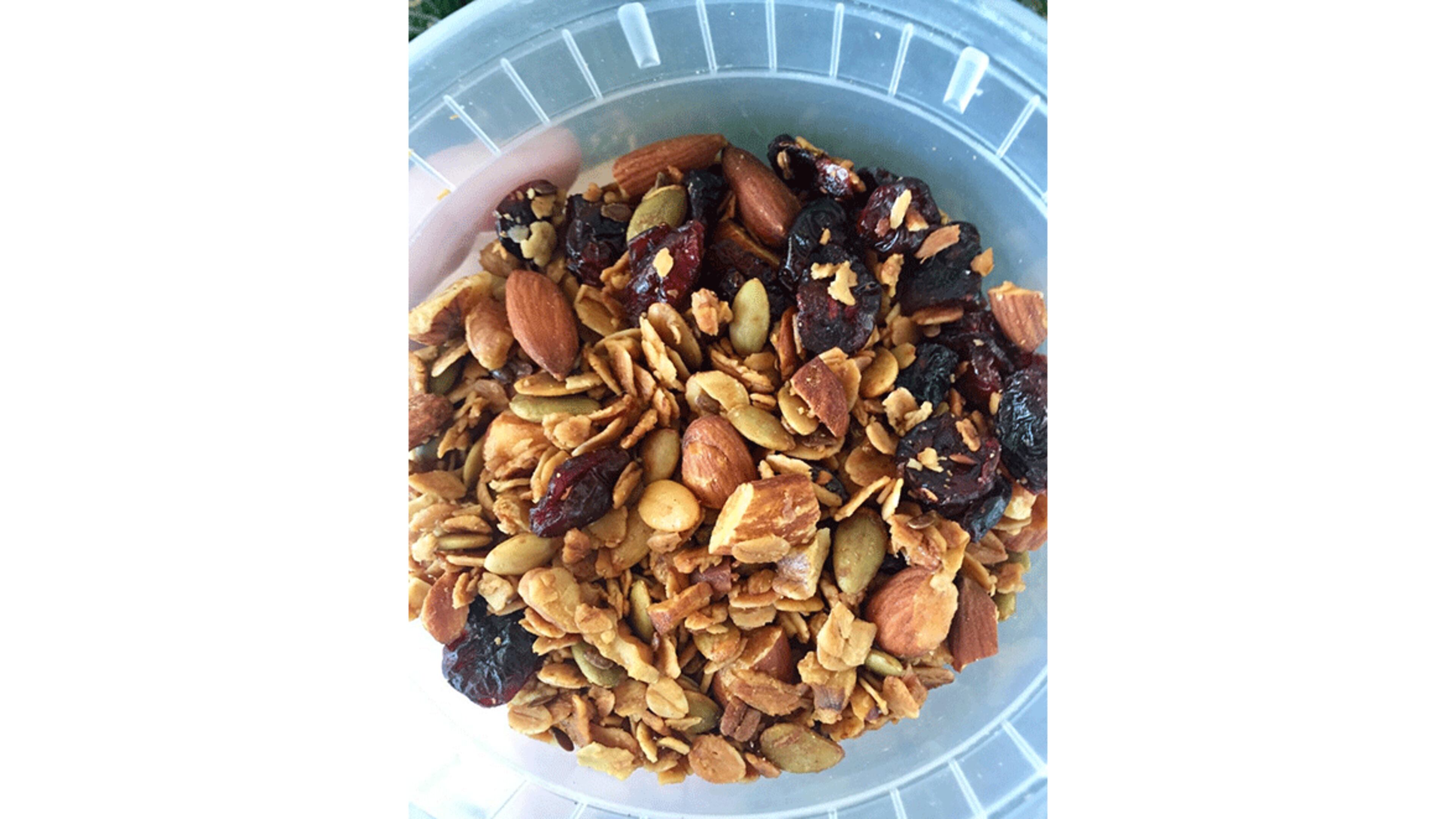 This recipe for Classic Granola is a lot lighter than ones you might see with butter or partially hydrogenated oils like canola oil or seed oils. / Sarah Dodge for The Atlanta Journal-Constitution