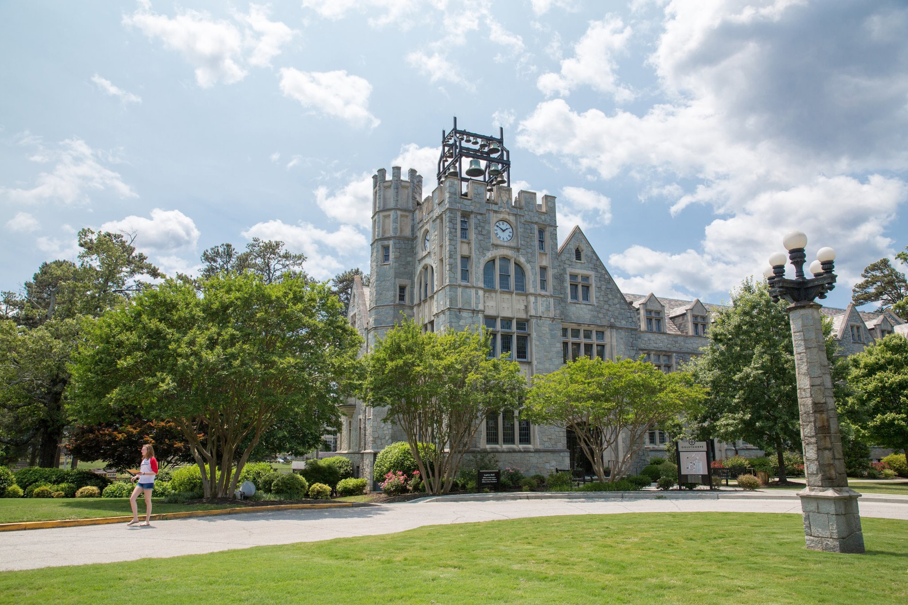 Oglethorpe University is a private, liberal arts college in Brookhaven.
