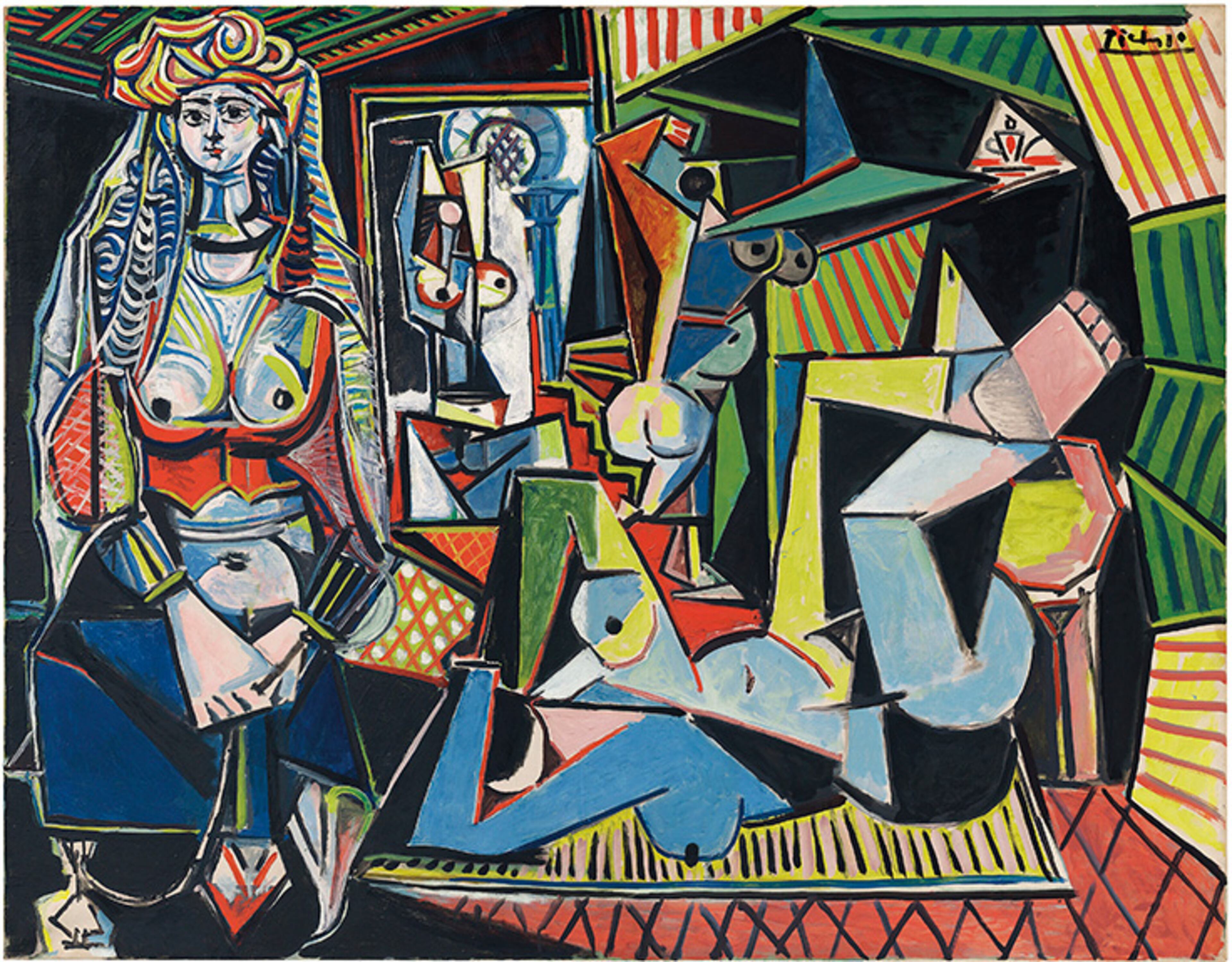 "Les Femmes d'Alger" ("Version O") or "The Women of Algiers" by Pablo Picasso sold for $179.3 million on May 11, 2015. It is currently the most expensive painting ever sold at auction. (Public Domain)
