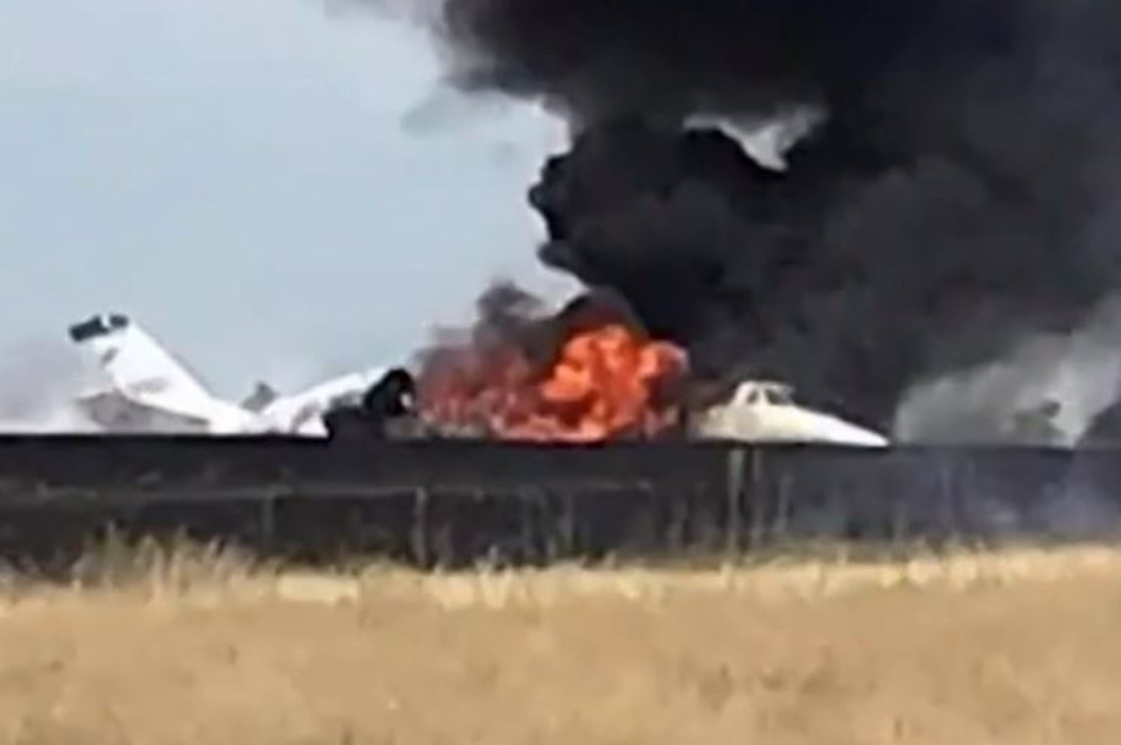 10, including Atlanta CEO, walk away from fiery plane crash in California