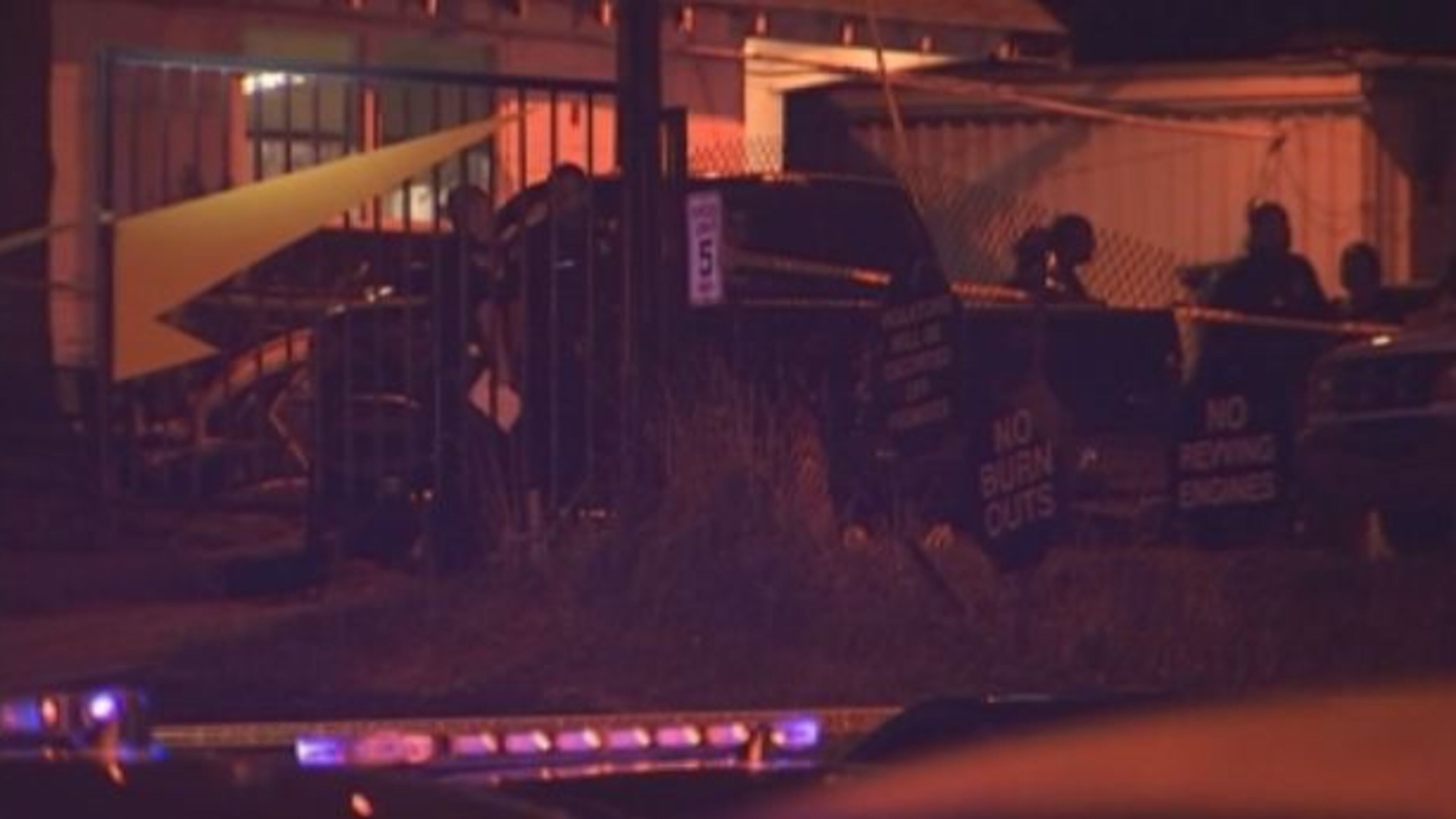 The shooting occurred in a parking lot between Striker’s Clubhouse and Driftwood Bar & Grill on Memorial Drive. (Credit: Channel 2 Action News)