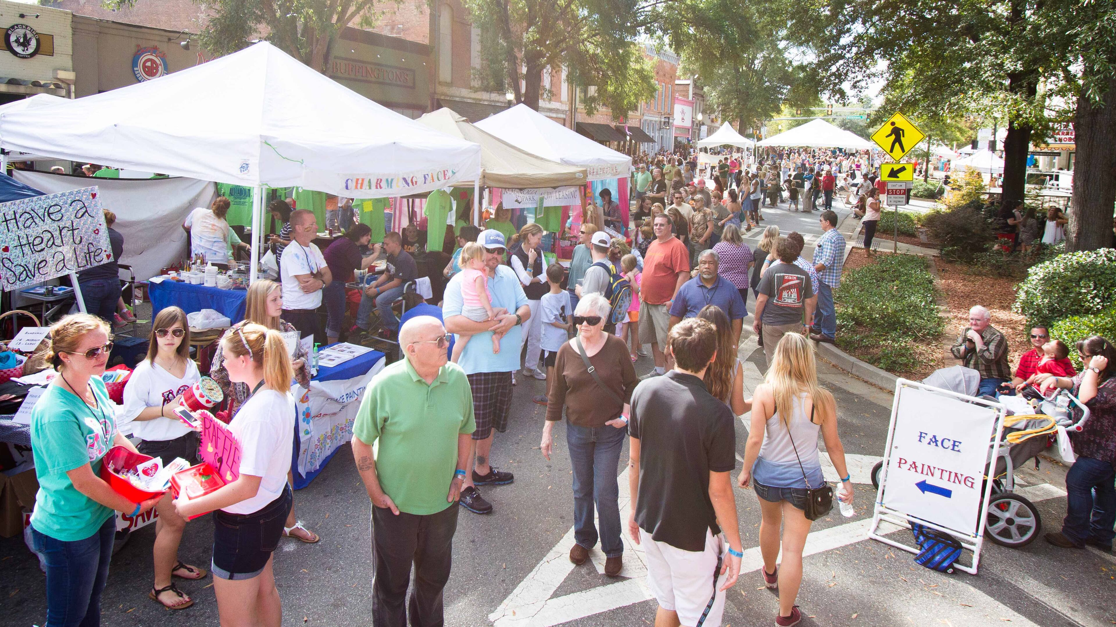 Live music, barbecue pitmasters and classic cars invade downtown Milledgeville for the annual Deep Roots Festival. CONTRIBUTED BY RYAN MYERS