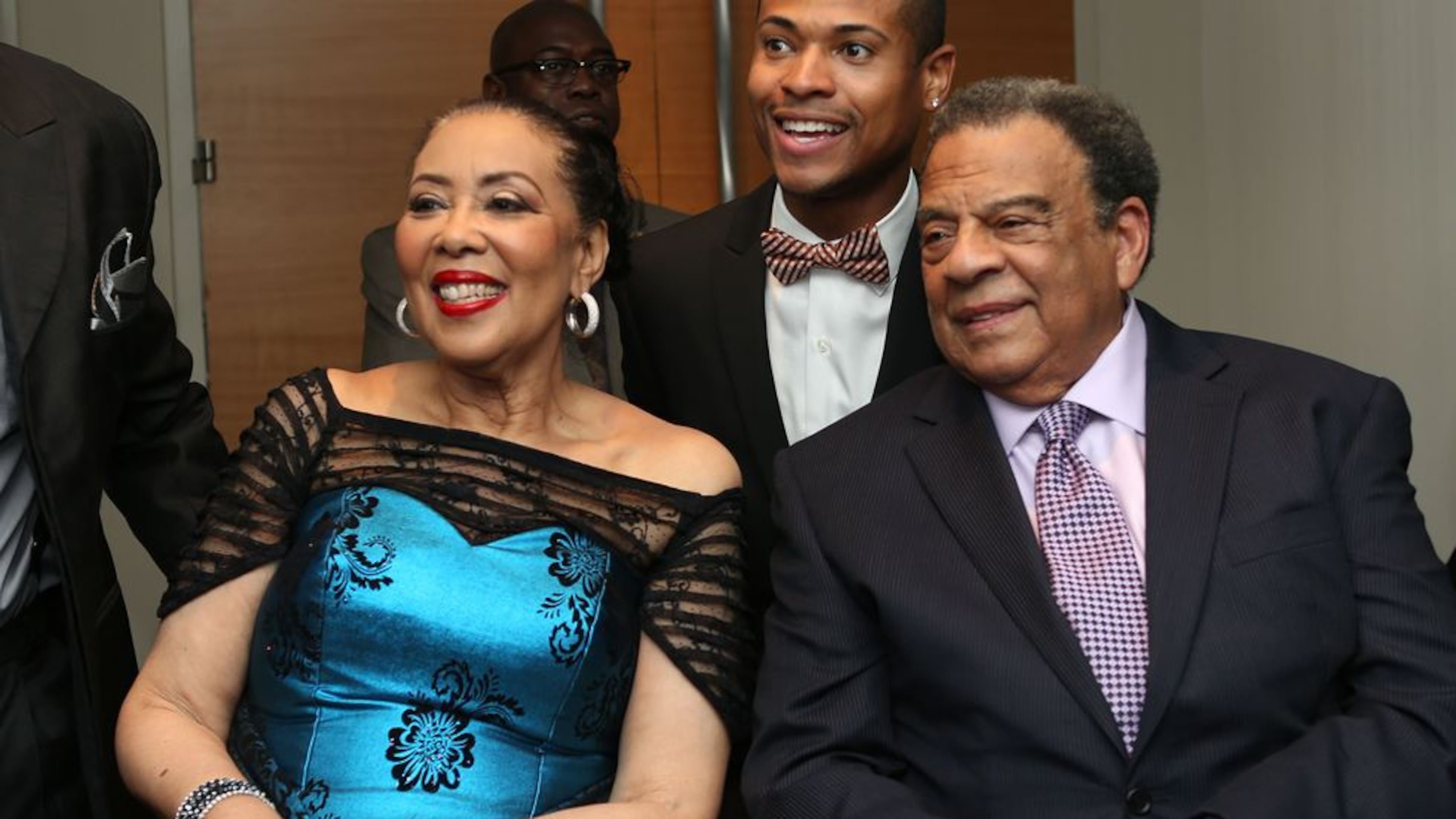 Ambassador Andrew J. Young and wife Carolyn Young. AJC file photo: Akili-Casundria Ramsess/Special to the AJC