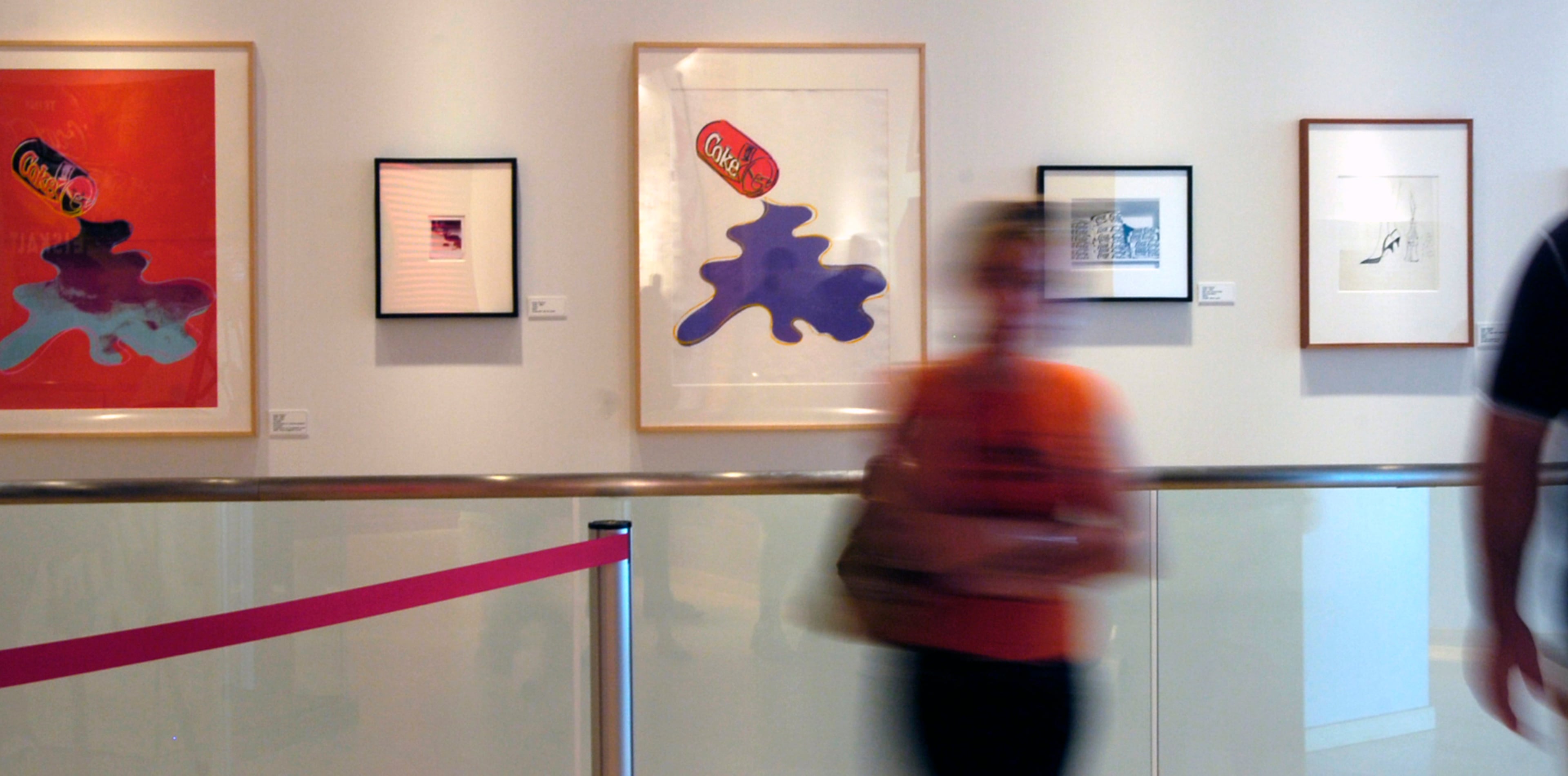 The Andy Warhol exhibit at the World of Coca-Cola in Atlanta July 25, 2007. (ELISSA EUBANKS / AJC STAFF)