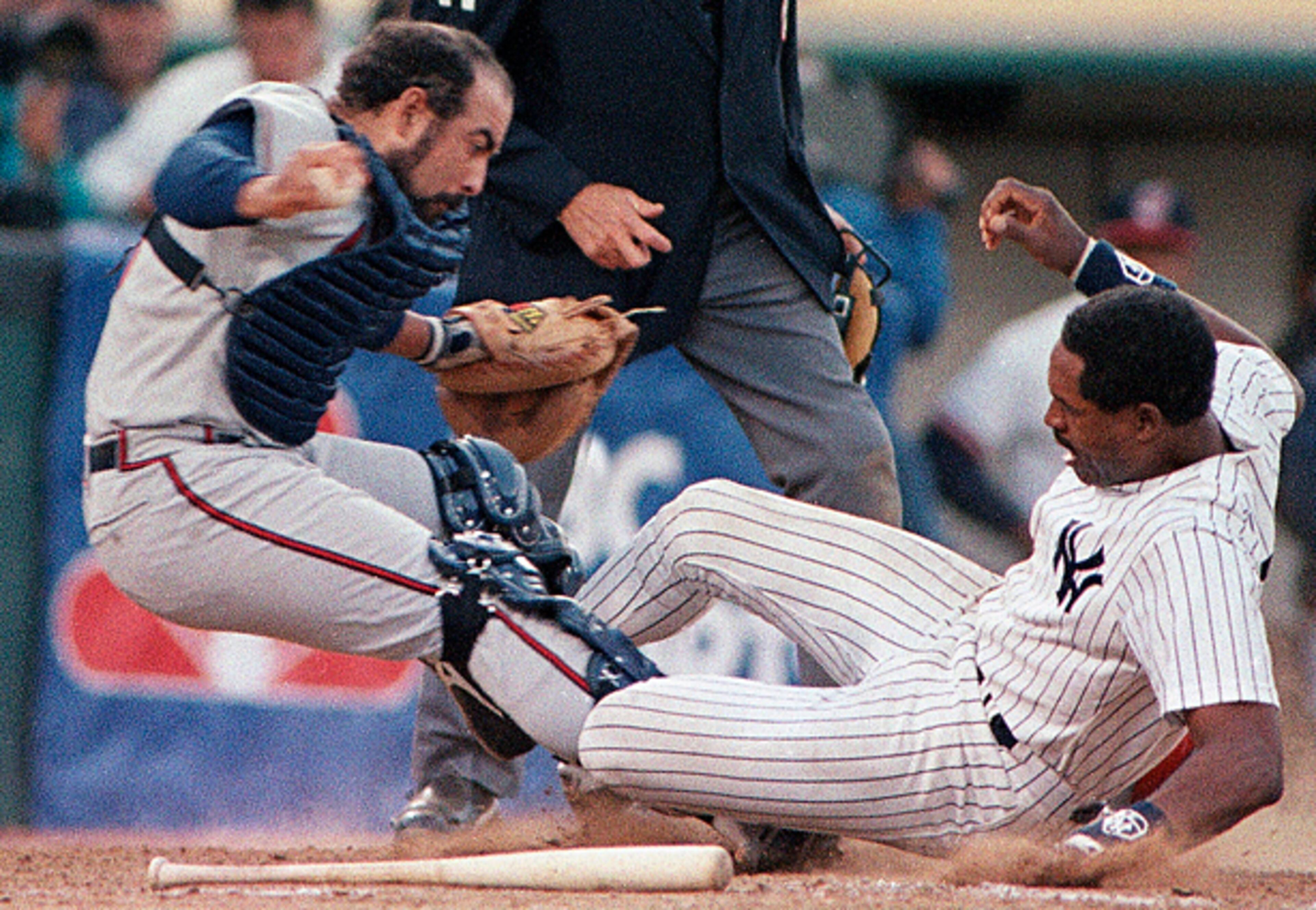 Ozzie Virgil was an All-Star for the Braves in 1987. He played 329 as the Braves' backstop and picked off nearly a third of runners attempting steals. He batted .242 with 51 homers and 151 RBIs in his three seasons here.