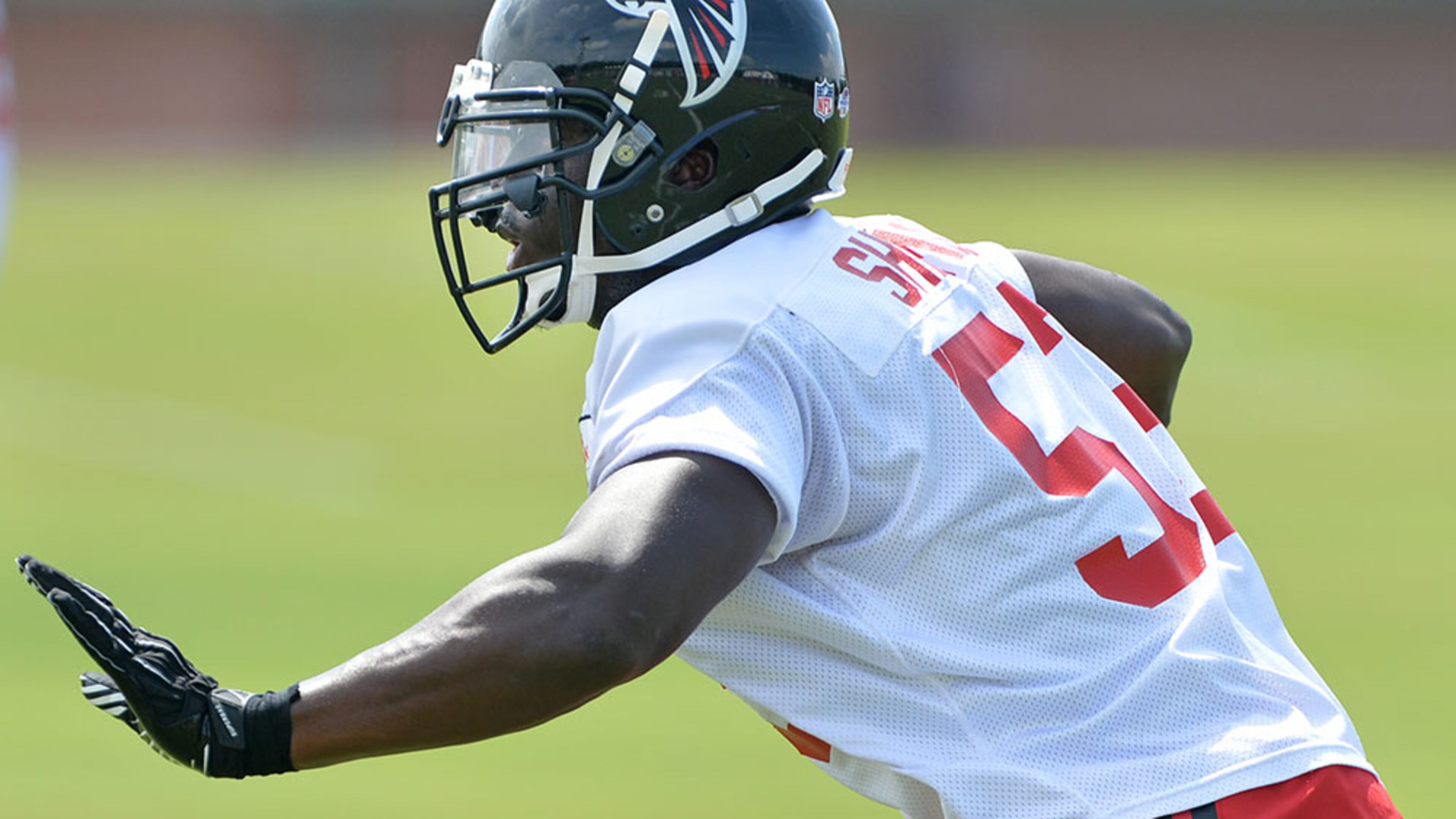 The Falcons drafted linebacker Prince Shembo in the fourth round of the 2014 NFL Draft out of Notre Dame.