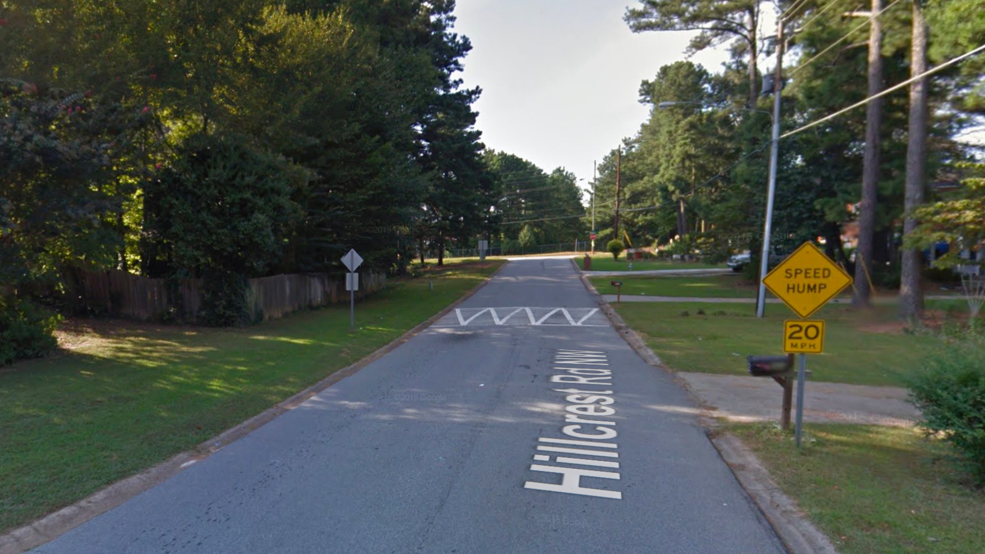 Sidewalk construction will begin soon on Hillcrest Road in Lilburn. Google Maps