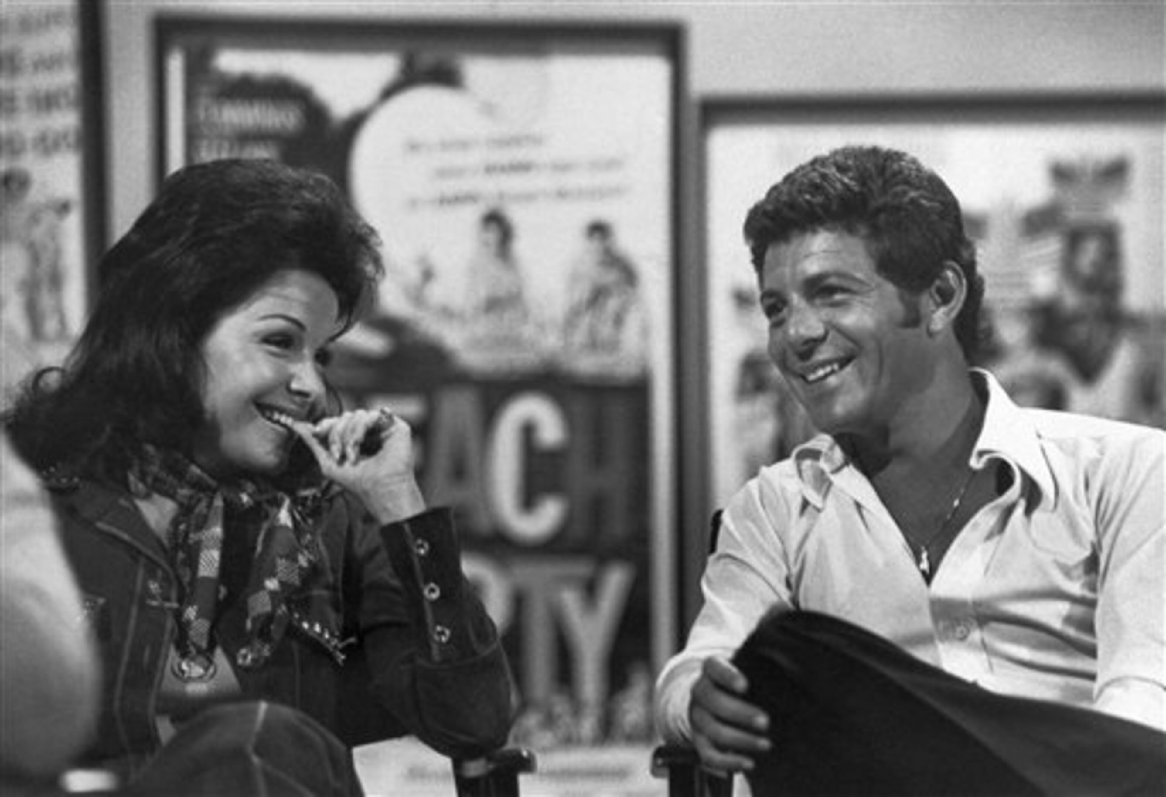 Frankie Avalon and Annette Funicello in 1977. (AP Photo)