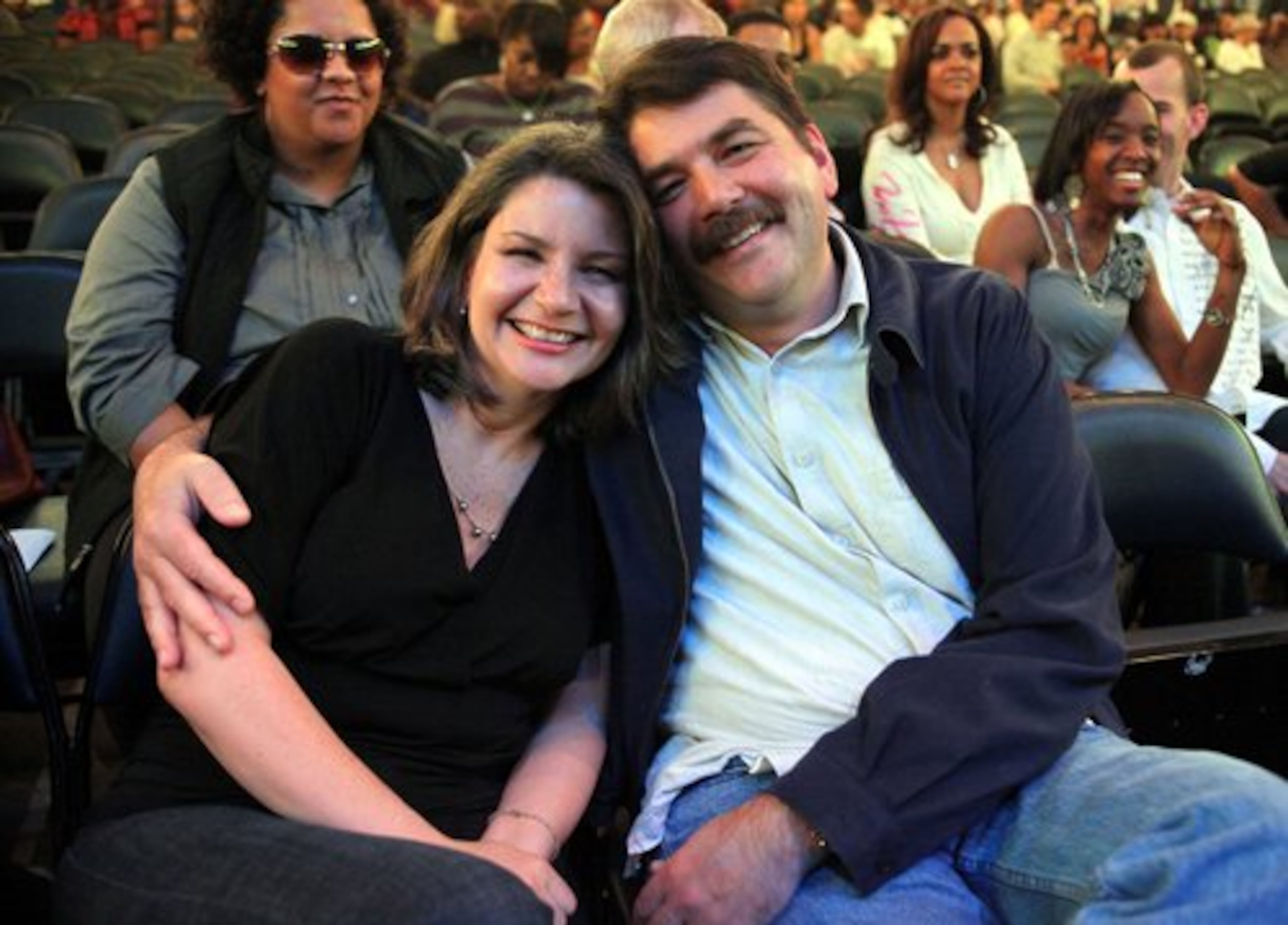 Sarah and Alan Blackburn are Alicia Keys fans from Woodstock.