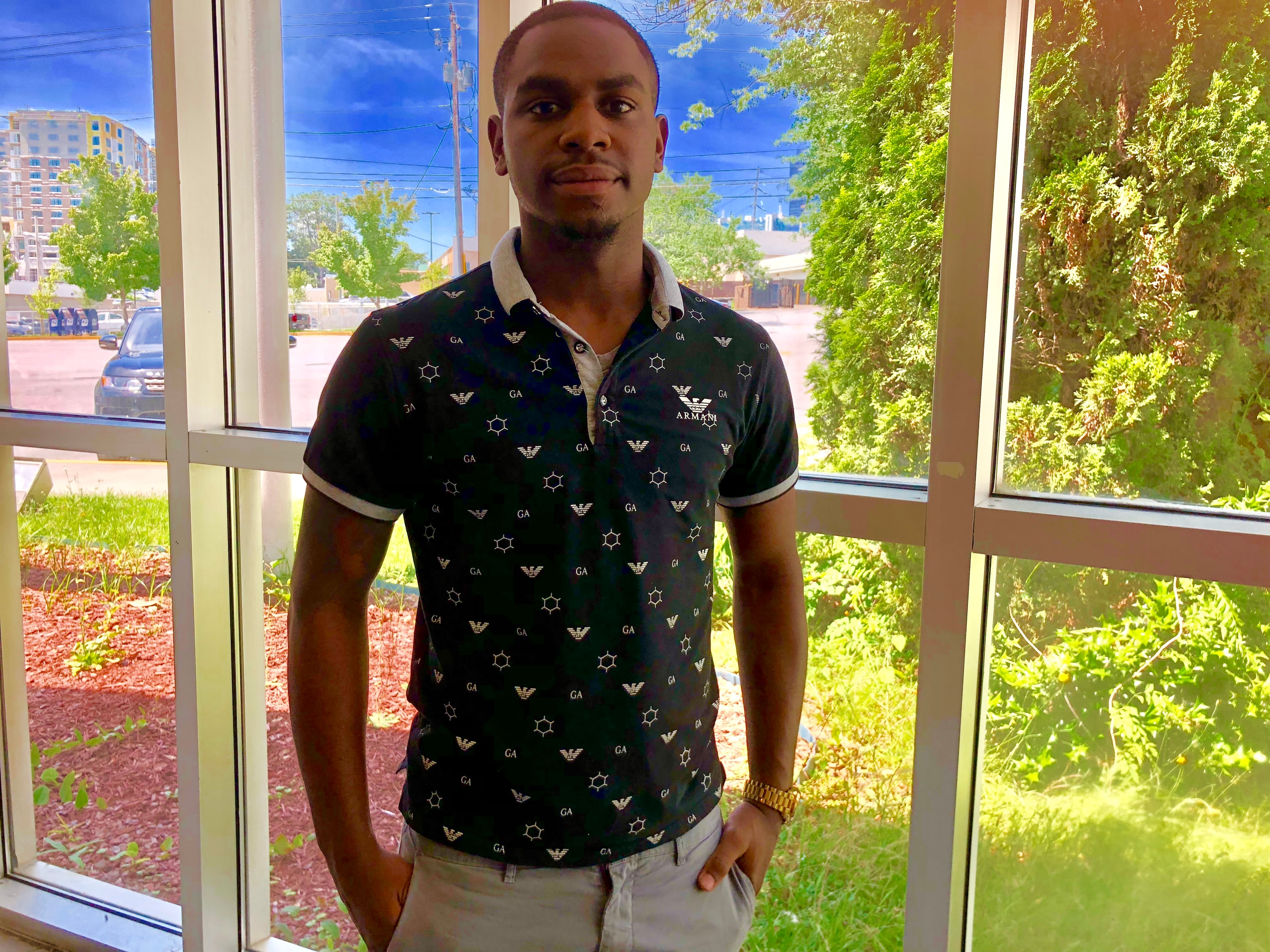 Riheem Jefferson, 23, will graduate from Savannah State University in December after spending nearly half his life in foster care at the Carrie Steele-Pitts Home in Atlanta. CONTRIBUTED