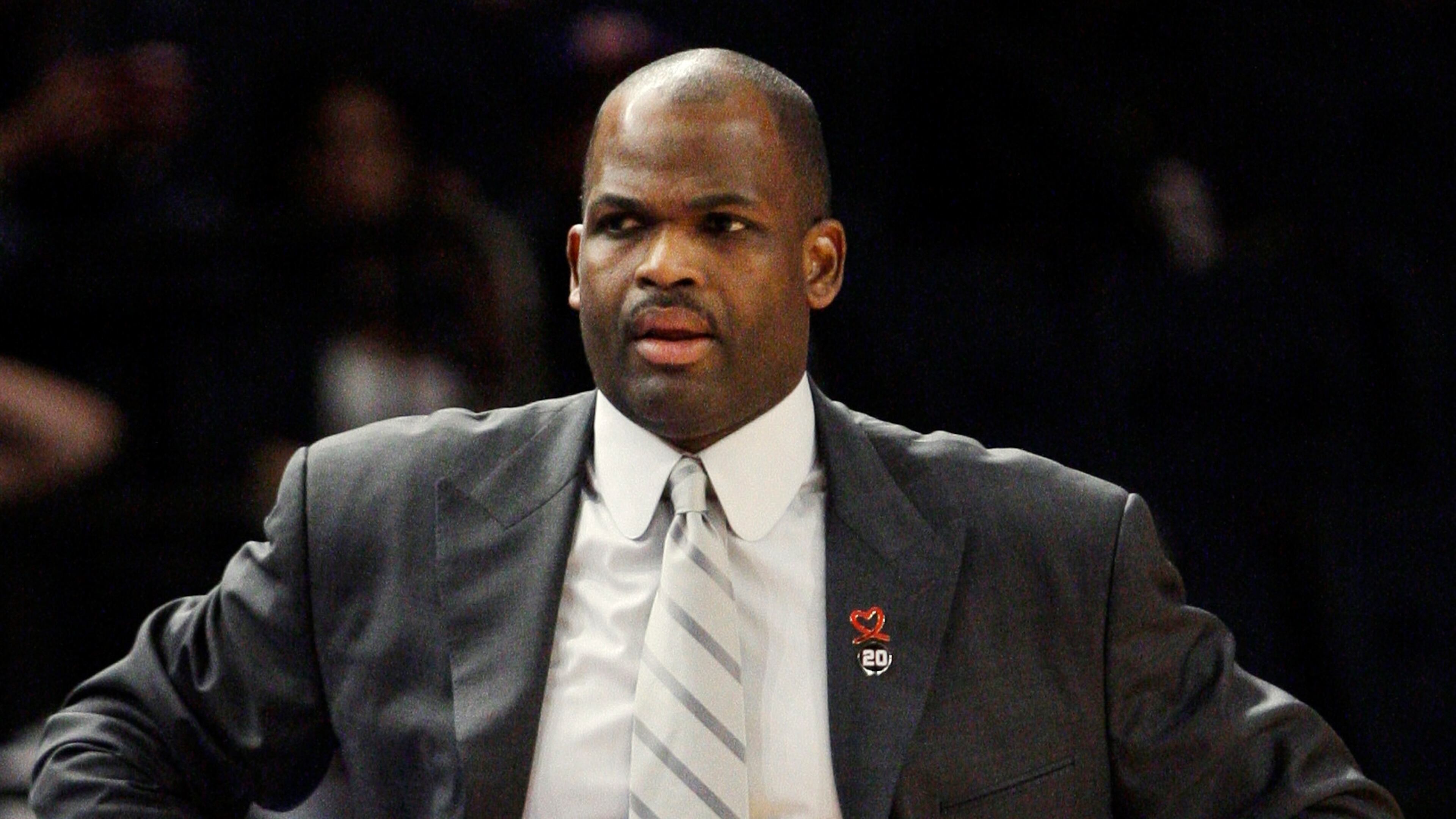 In this Wednesday, March 14, 2012, photo, Portland Trail Blazers head coach Nate McMillan watches from the sideline during the first half of an NBA basketball game against the New York Knicks in New York.