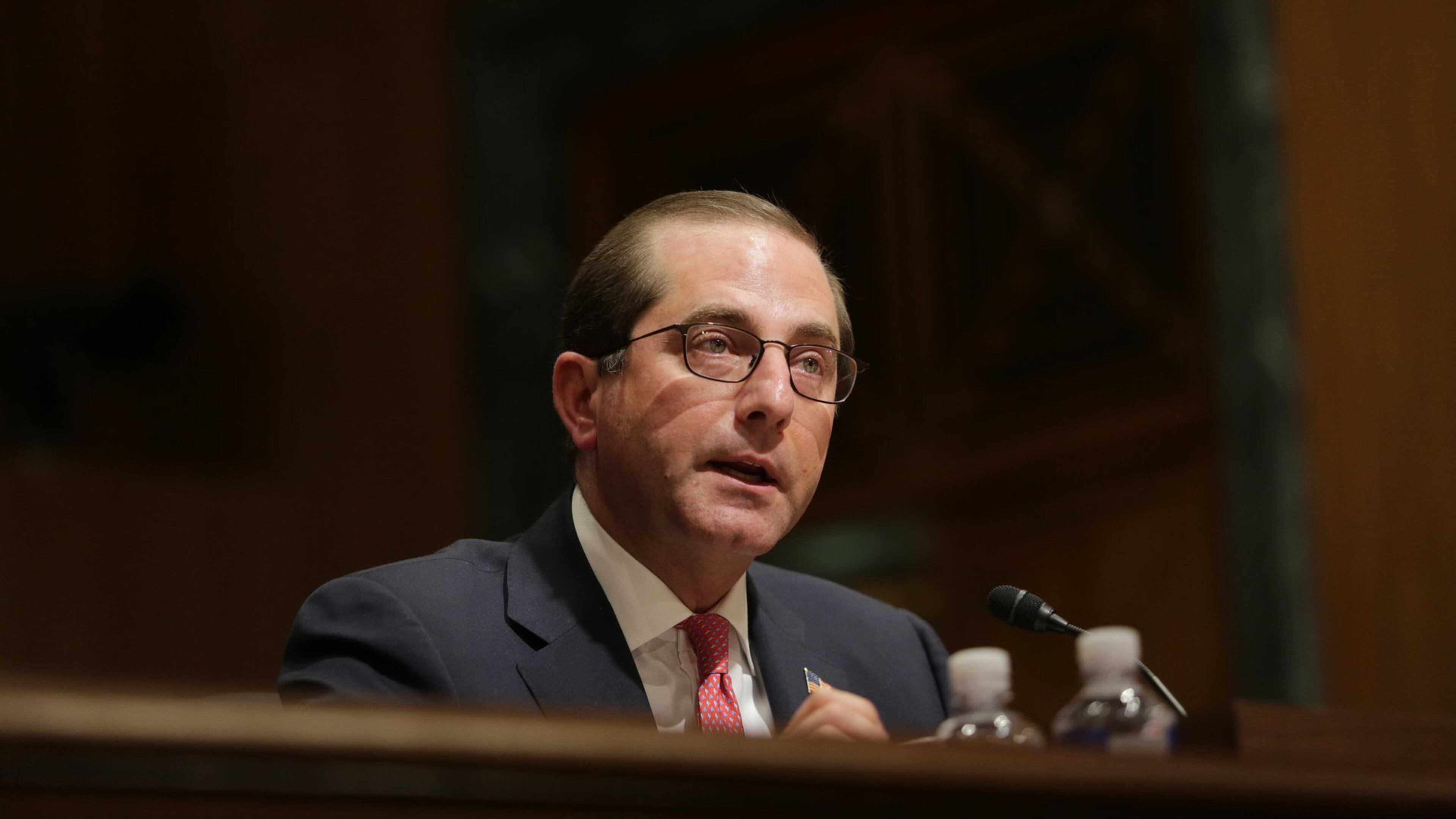 New Health and Human Services Secretary Alex Azar on Tuesday joined with top aide Seema Verma to propose new rules that would make it much easier for consumers to buy less expensive health insurance policies that do not comply with coverage requirements of the Affordable Care Act. (PHOTO by Lawrence Jackson/The New York Times)