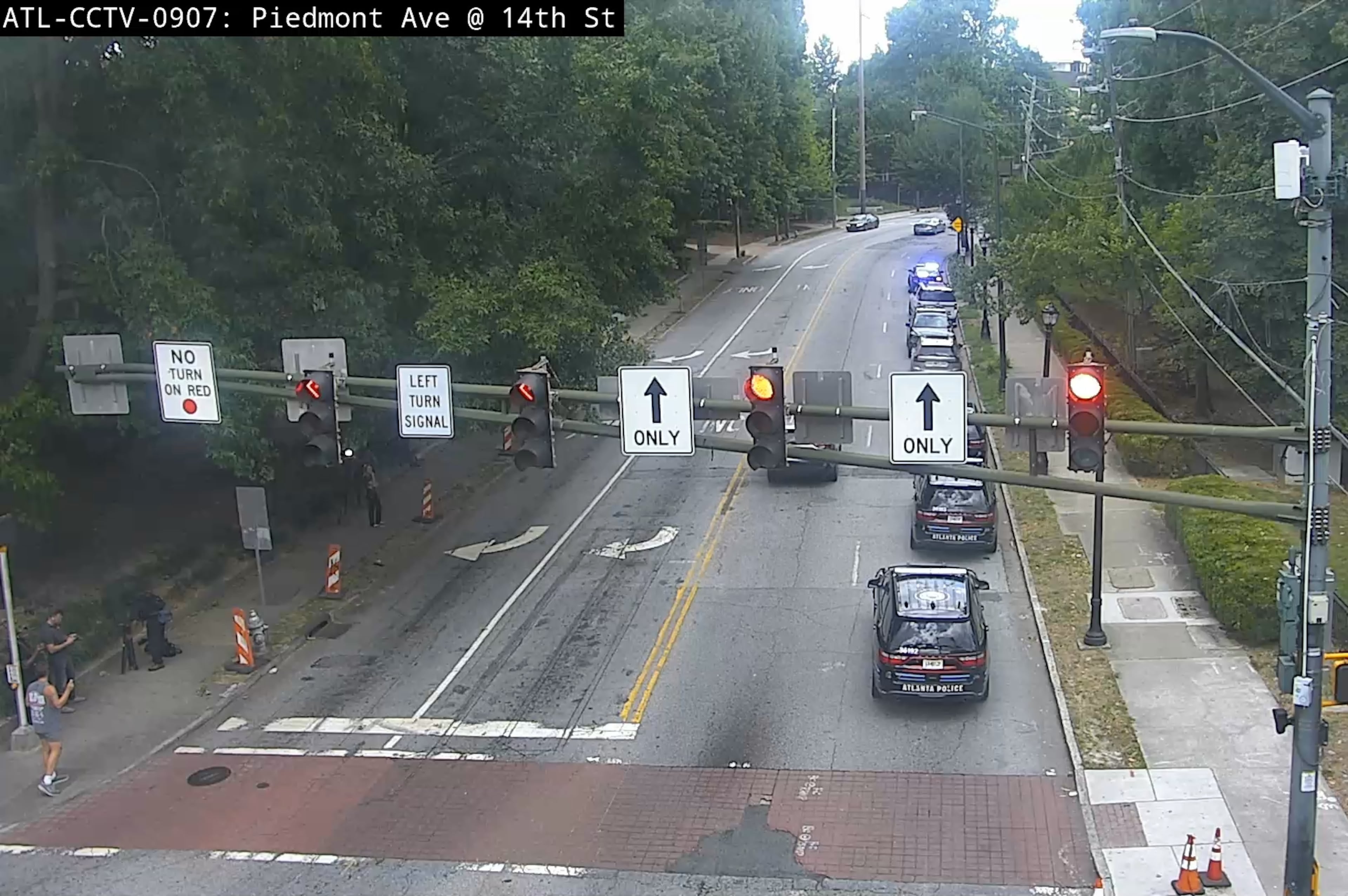 Police presence Piedmont Park