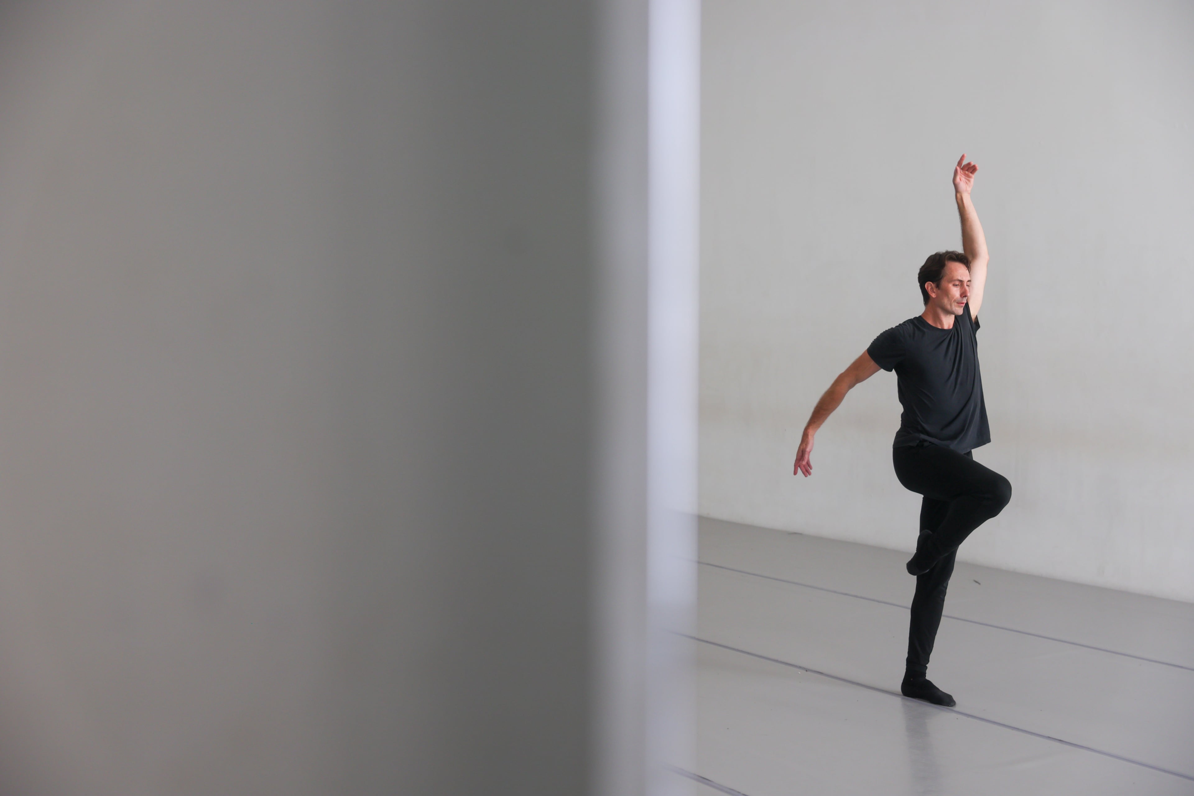Atlanta native Christian Clark, who went from boyhood to adulthood dancing for Atlanta Ballet, is the only one of Terminus Modern Ballet Theatre's five co-founders still performing. (Arvin Temkar/AJC)