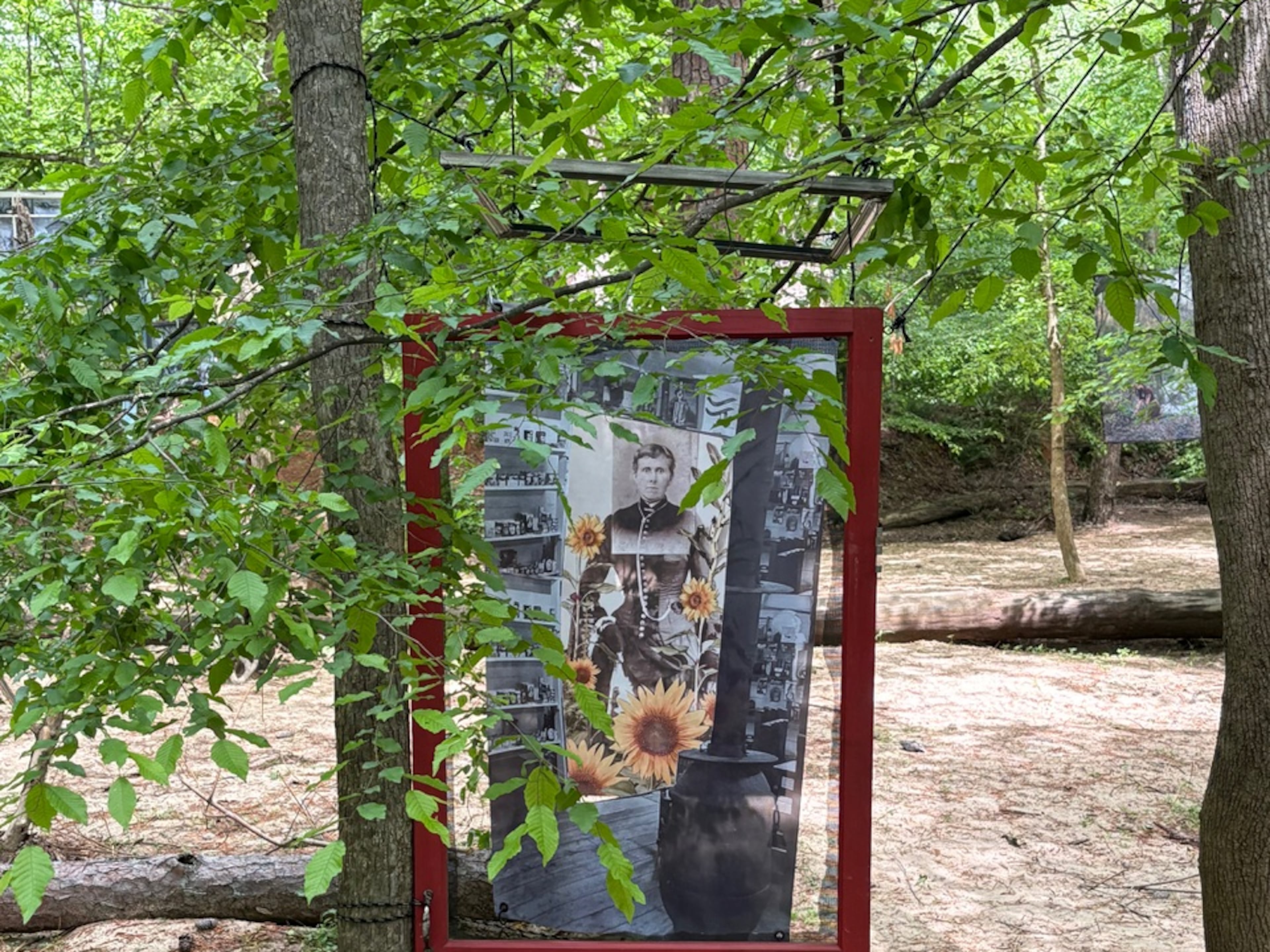 "The Little Old Store Beside the Road,"
multimedia collage and photography by Nancy Jones. (Courtesy of Nancy Jones)