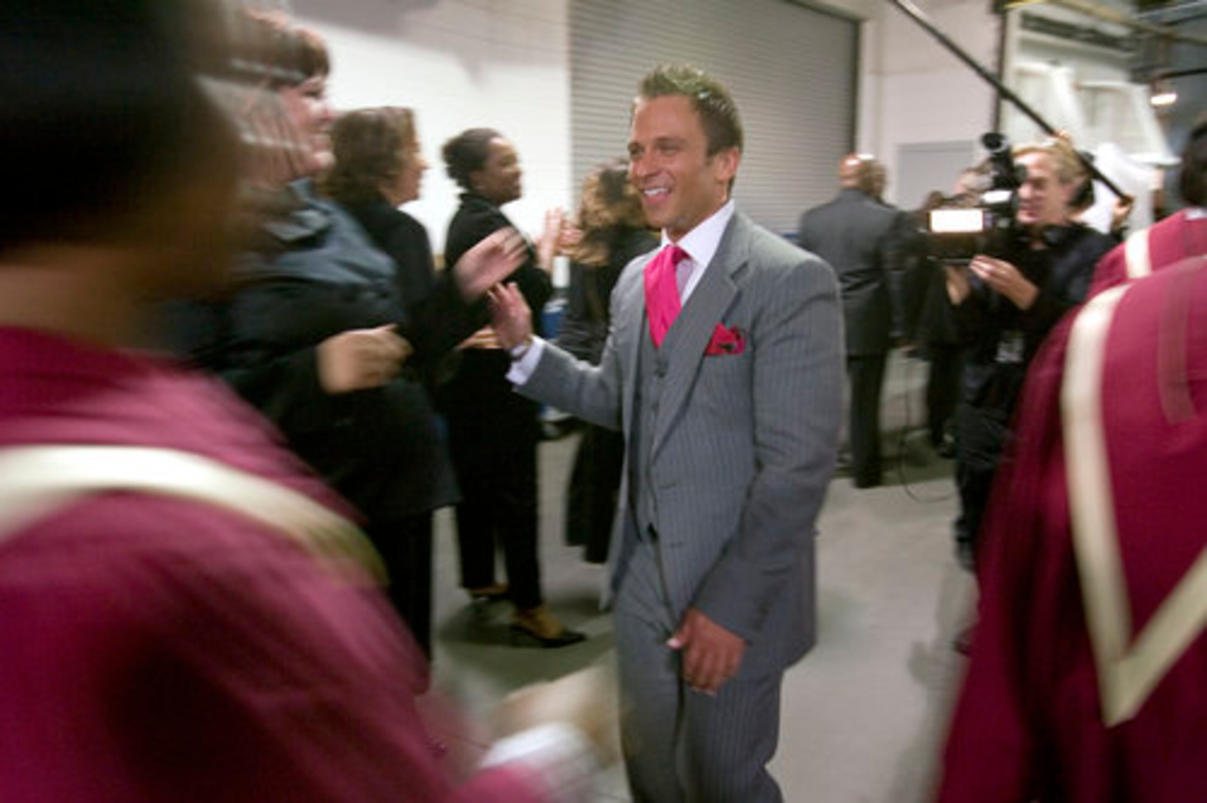 Choir director Brandon Frazier.