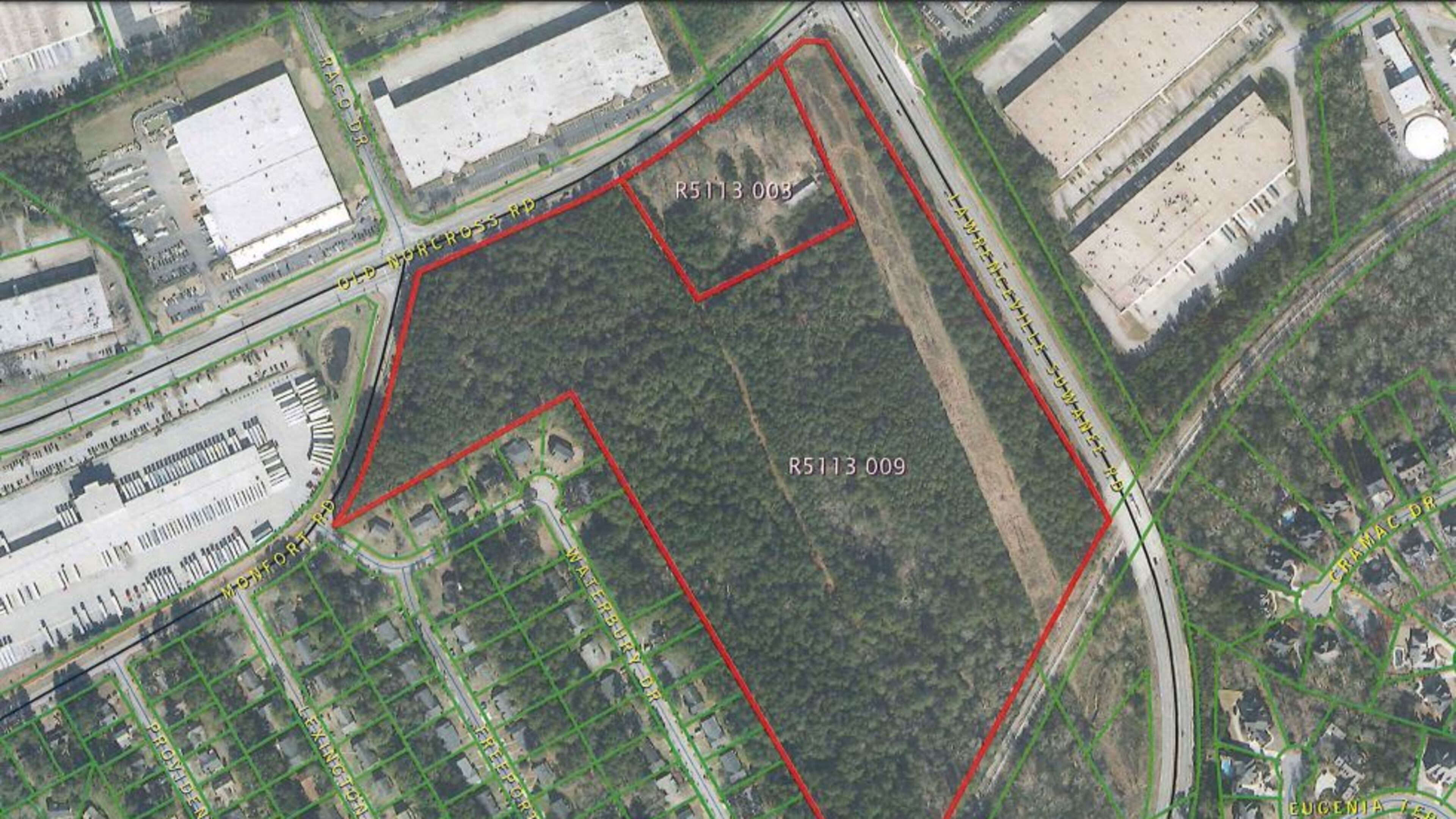 Gwinnett's Board of Commissioners approved Tuesday night a resolution to move forward with eminent domain proceedings on about 45 acres at the corner of Lawrenceville-Suwanee and Old Norcross roads near Lawrenceville.