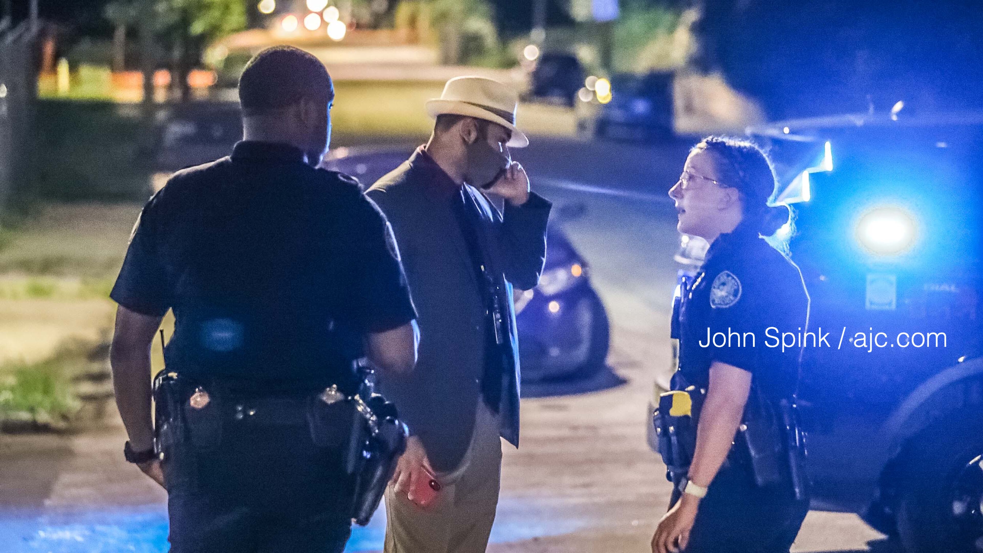 The victim is a well-known owner of a body shop in the area, according to neighbors. Authorities have not released the man’s name.