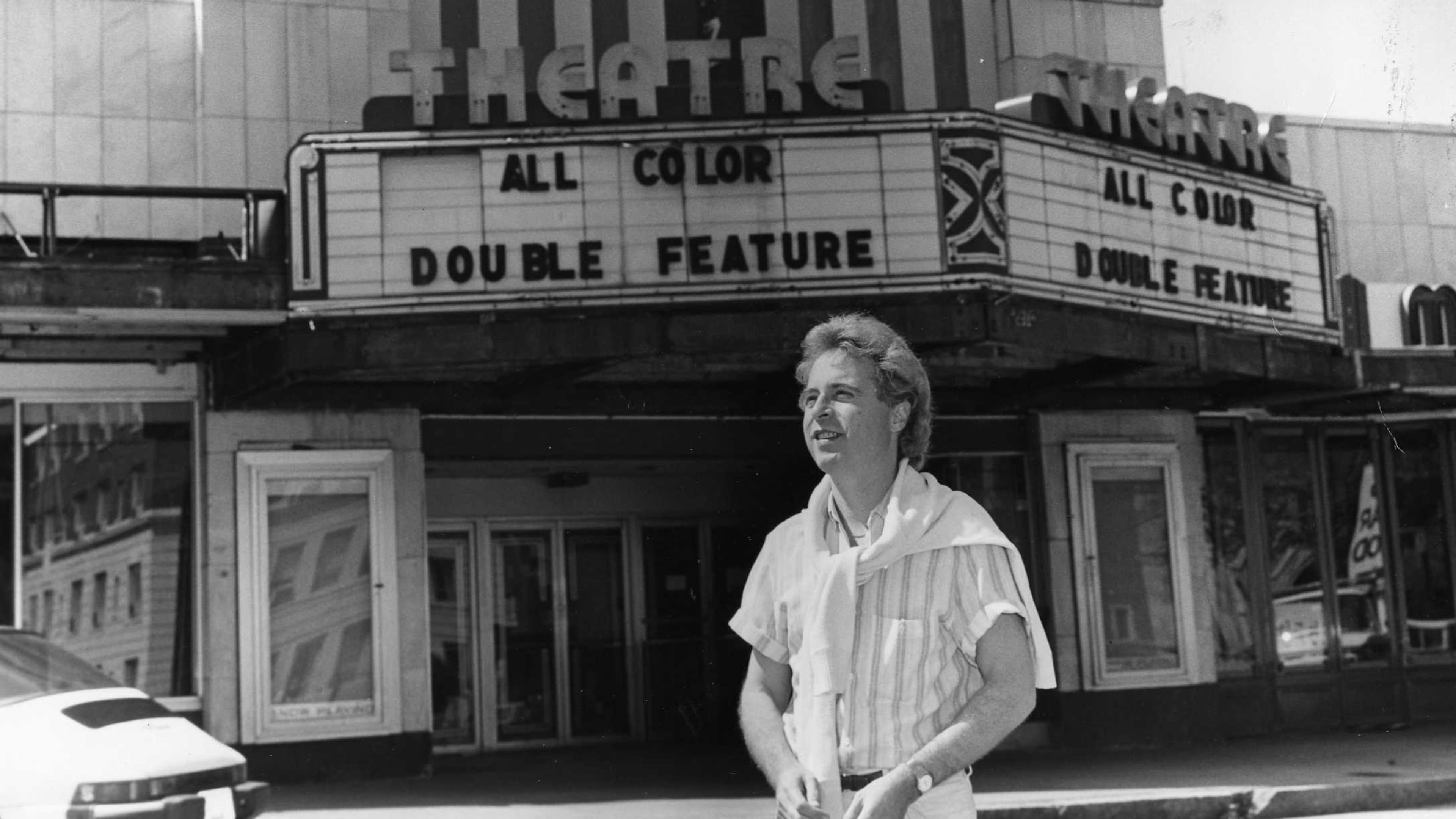 This 1983 AJC file photo shows George Lefont in front of one of his many theater’s in metro Atlanta. Lefont sold his last remaining theater, the Lefont Sandy Springs, to Brandt Gully.