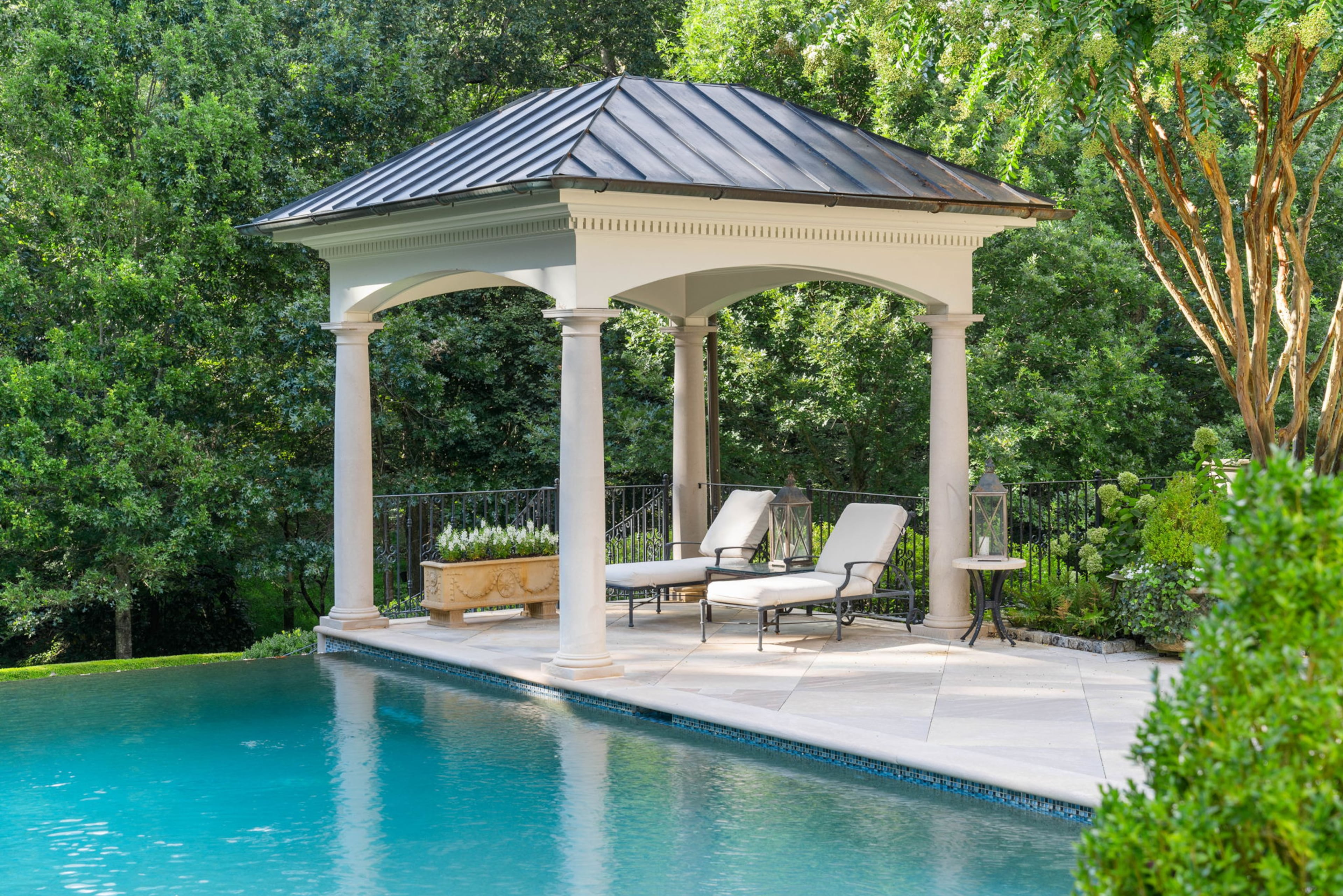 Sold for $12,865,000, the Buckhead property features over 14,000 square feet of living space in the main house alone.