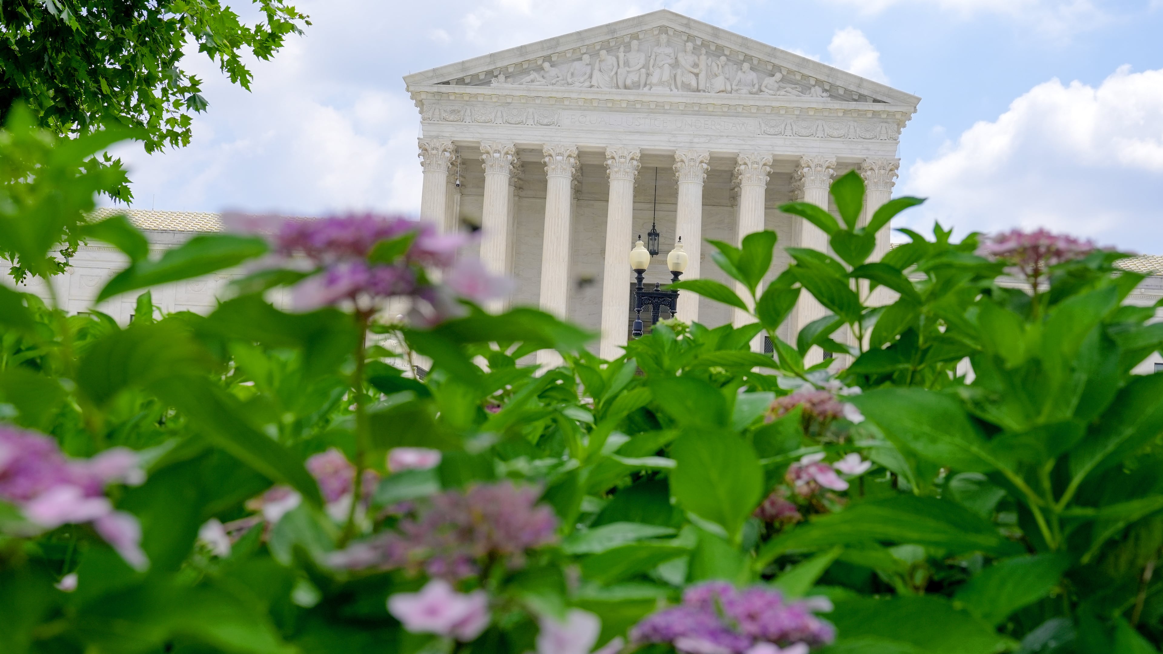 The U.S. Supreme Court is seen Monday, June 29, 2026, in Washington. (AP Photo/Mariam Zuhaib)