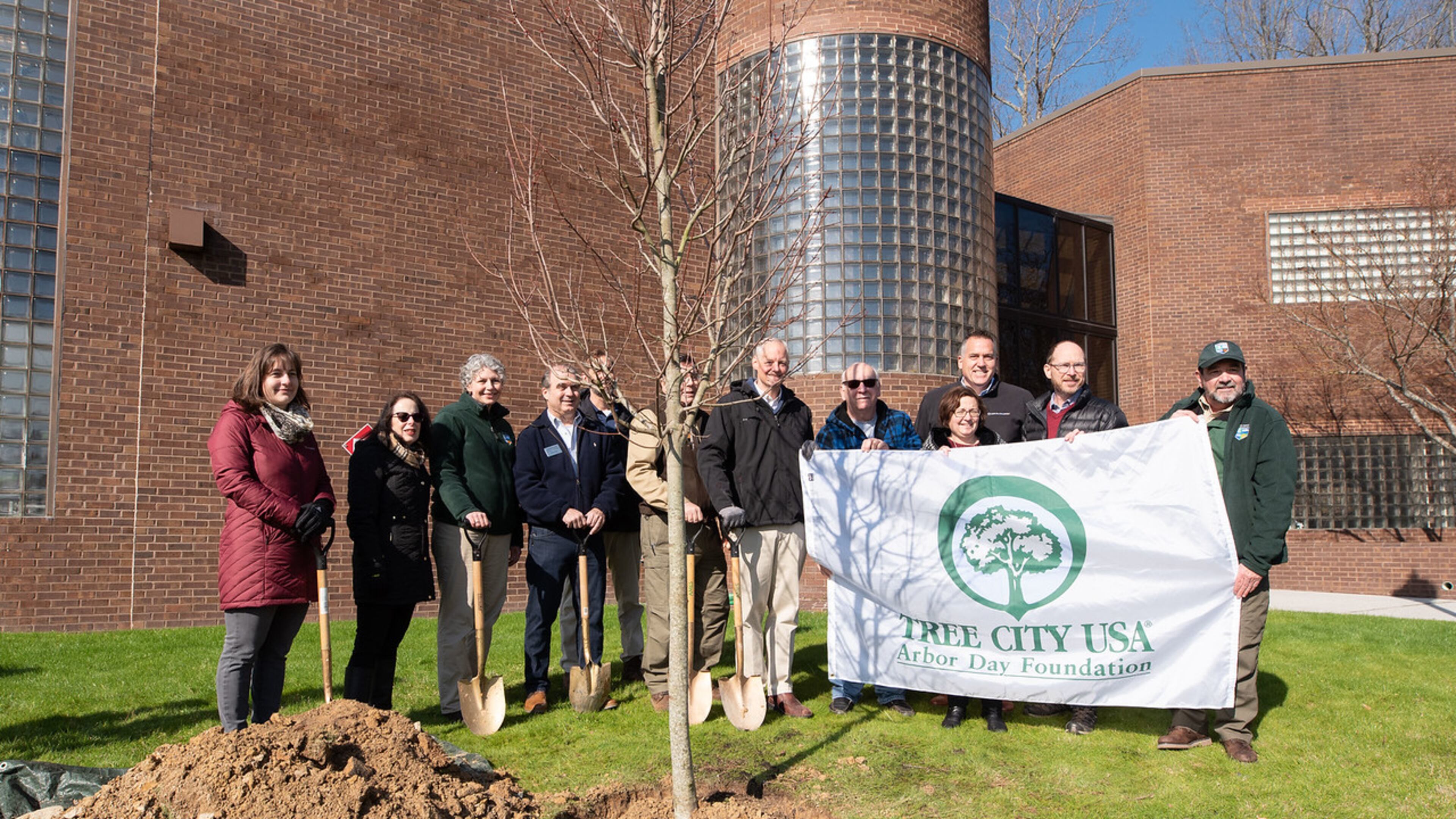 The Arbor Day Foundation named Dunwoody as a 2019 Tree City USA community for its commitment to effective urban forest management during a ceremony Friday, Feb. 21. COURTESY OF CITY OF DUNWOODY