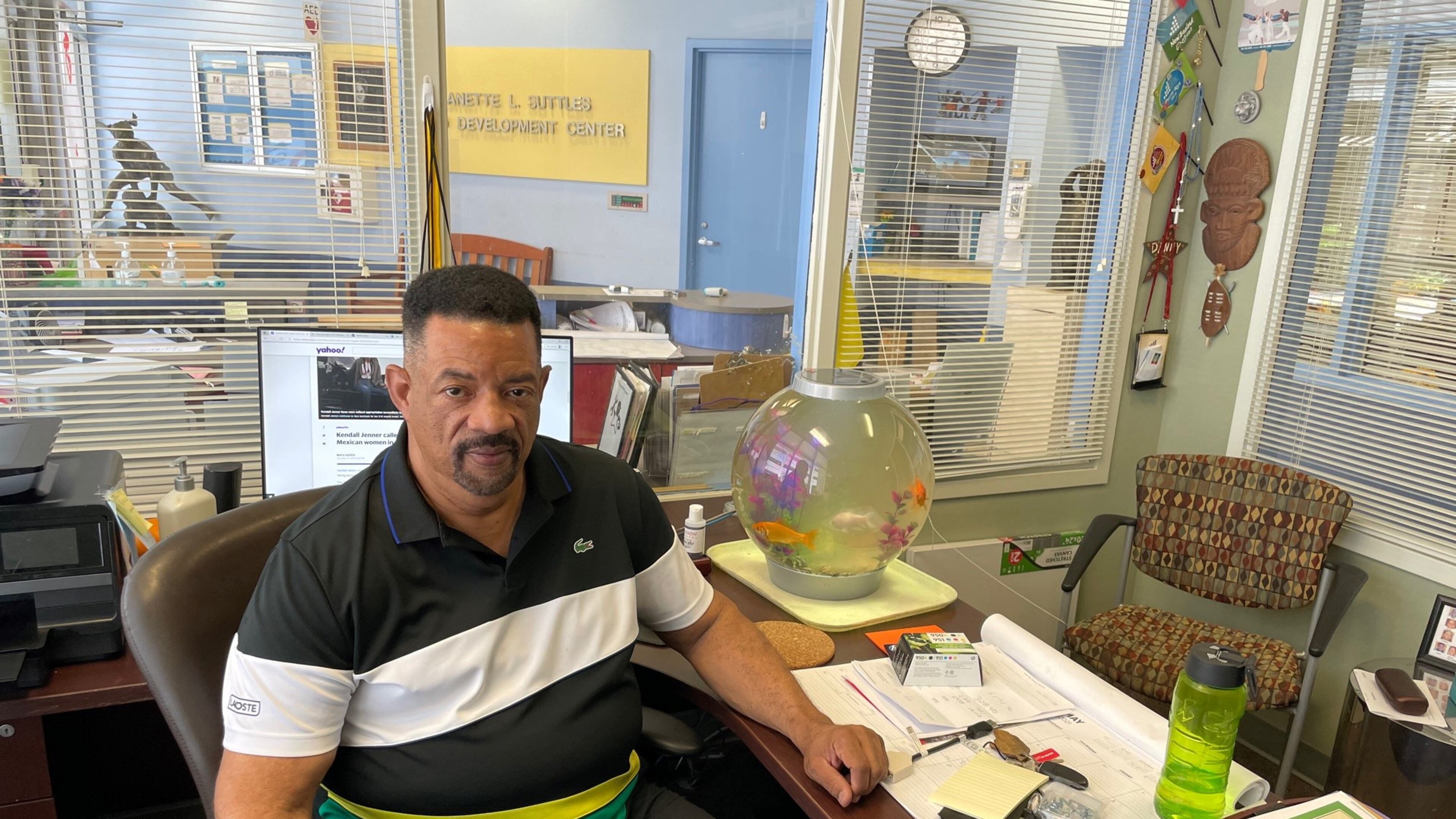 Danny Darby, curriculum director at the Georgia State University Child Development Center, will retire on Tuesday, June 1, after 40 years of teaching preschoolers. A man in the field is rare. And as a Black man, Darby is somewhat of a unicorn. (Photo by Bill Torpy)