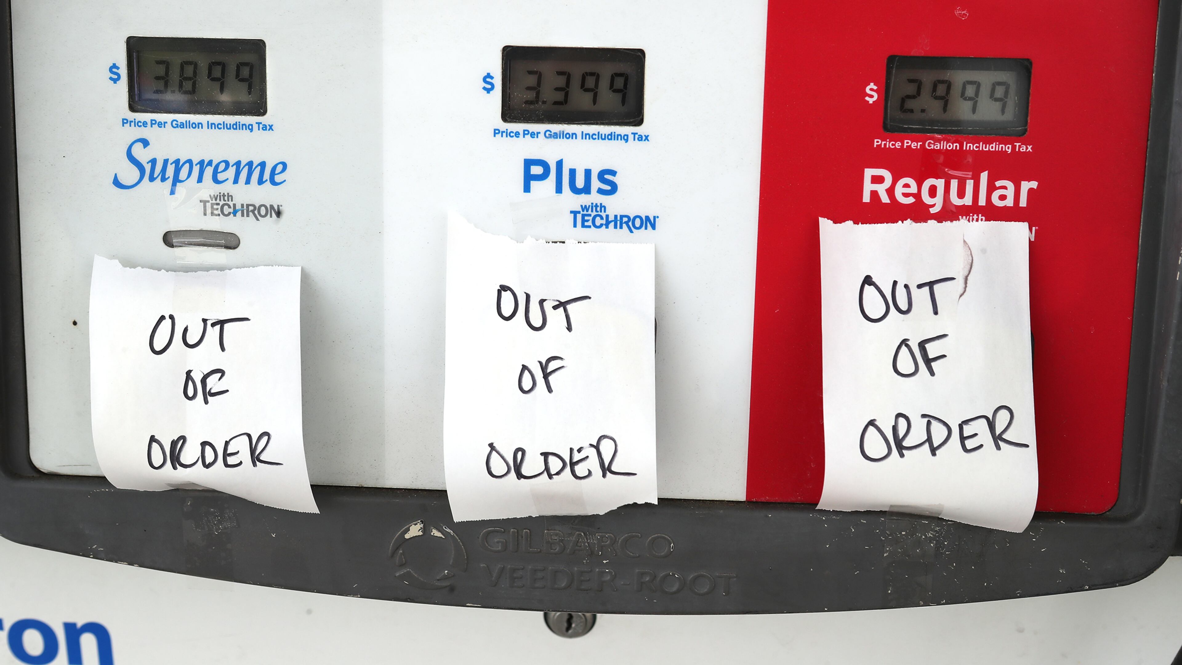 051721 RUTLEDGE: The gas pumps at the Food Mart are still out of order waiting for fuel on Monday, May 17, 2021, in Rutledge. “Curtis Compton / Curtis.Compton@ajc.com”