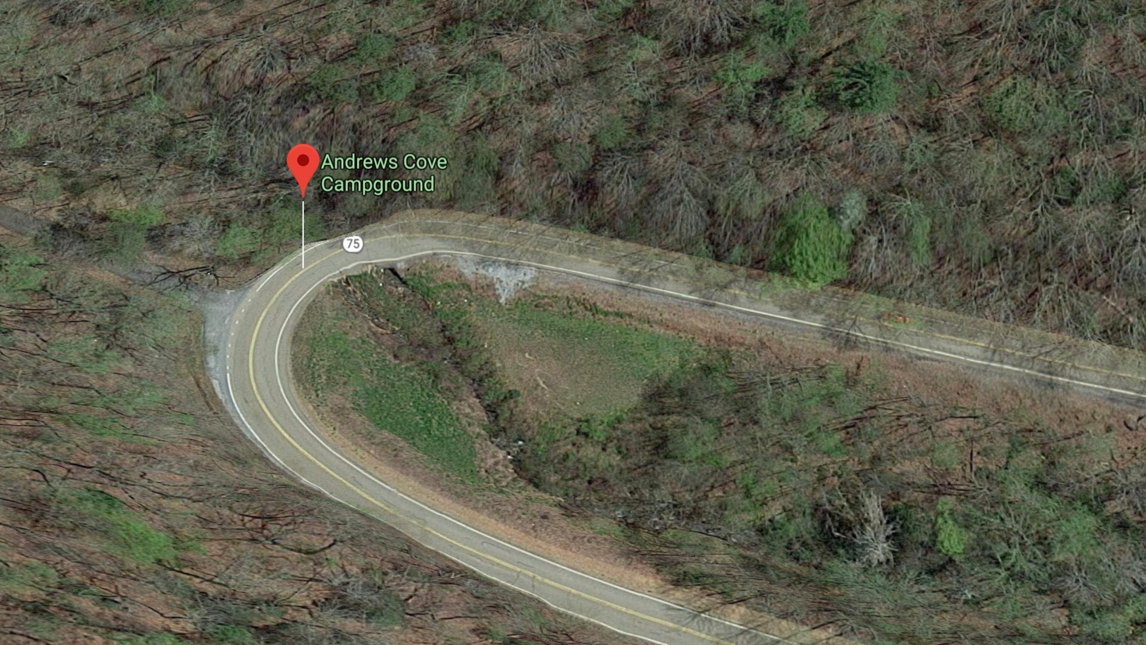 Maintenance and construction crews with the Georgia DOT will begin extending the culvert underneath State Route 17/75 near Helen beginning this week. Google Maps