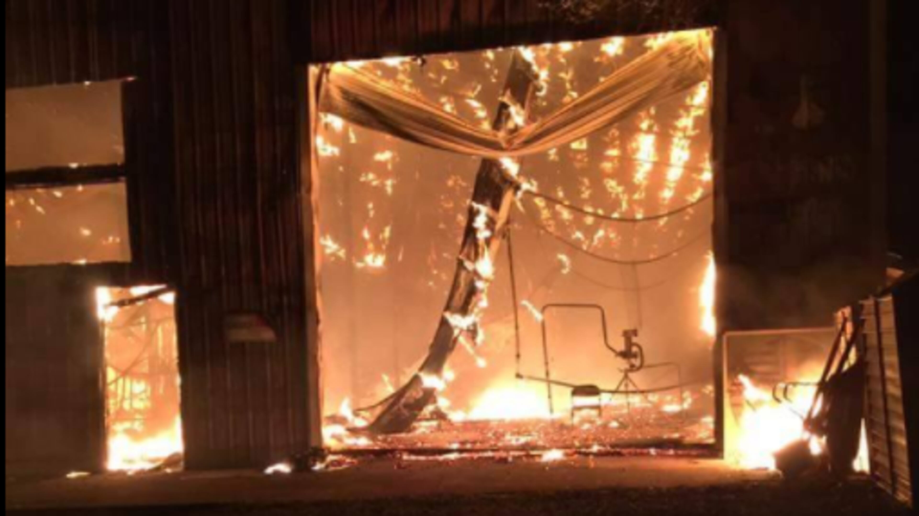 Authorities are investigating what caused the fire at CrossFit Sweat Mountain in Roswell on Friday.