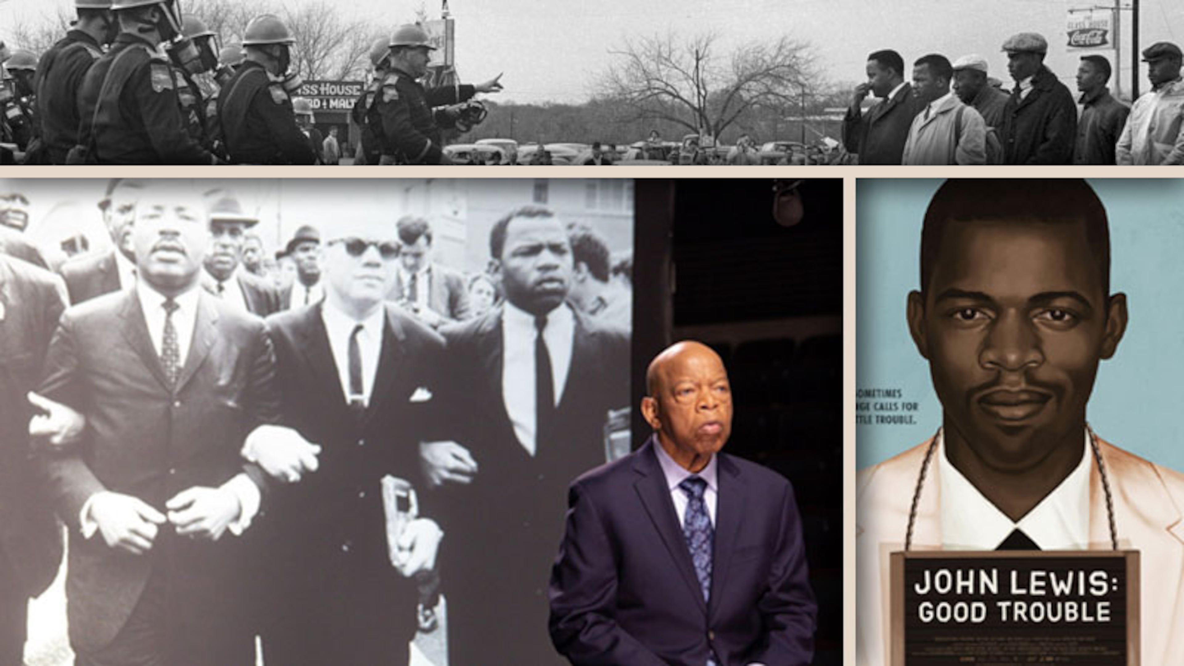 Before his death, U.S. Rep. John Lewis visited the set of “John Lewis: Good Trouble,” a documentary about his life.