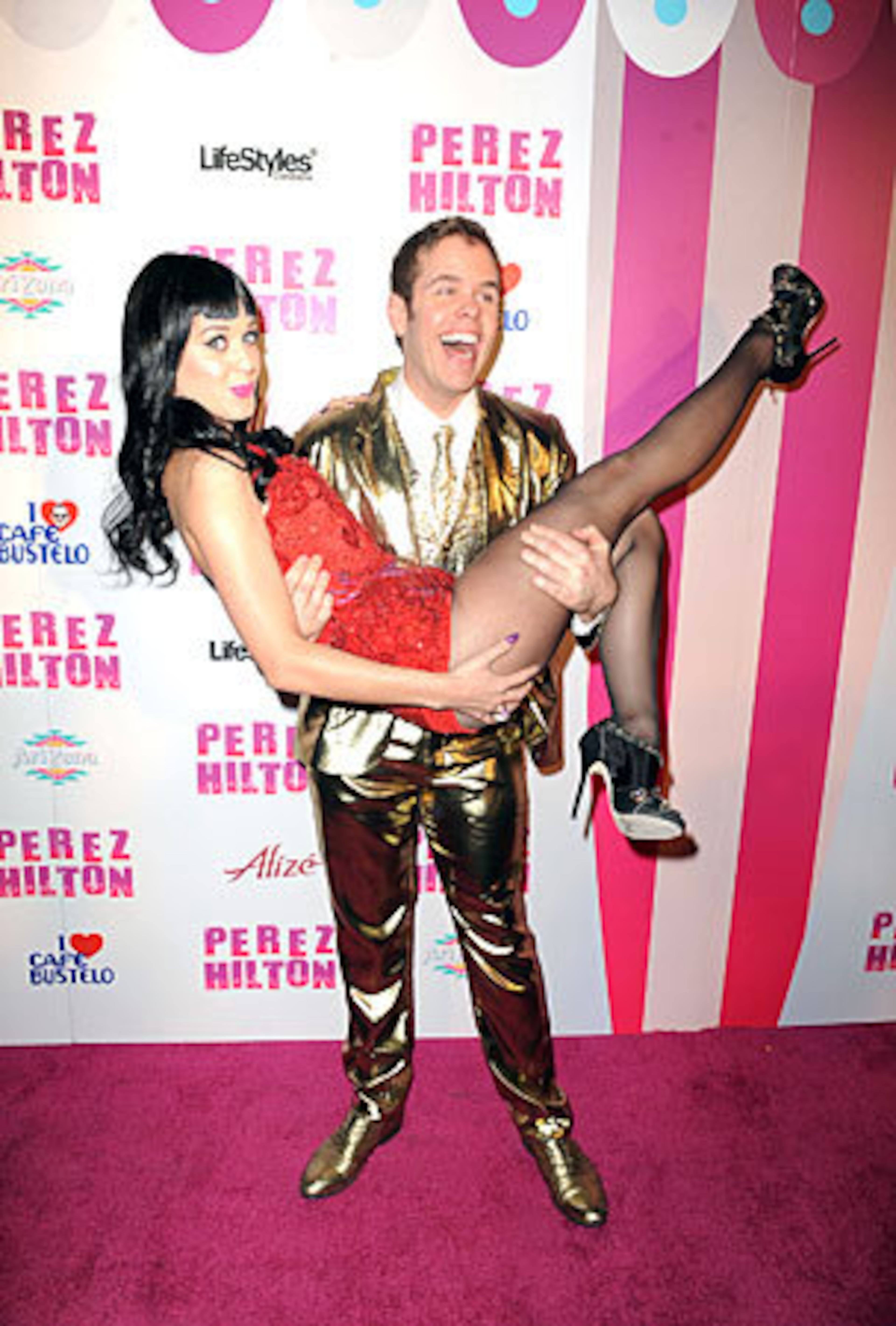 Katy Perry and the birthday boy.