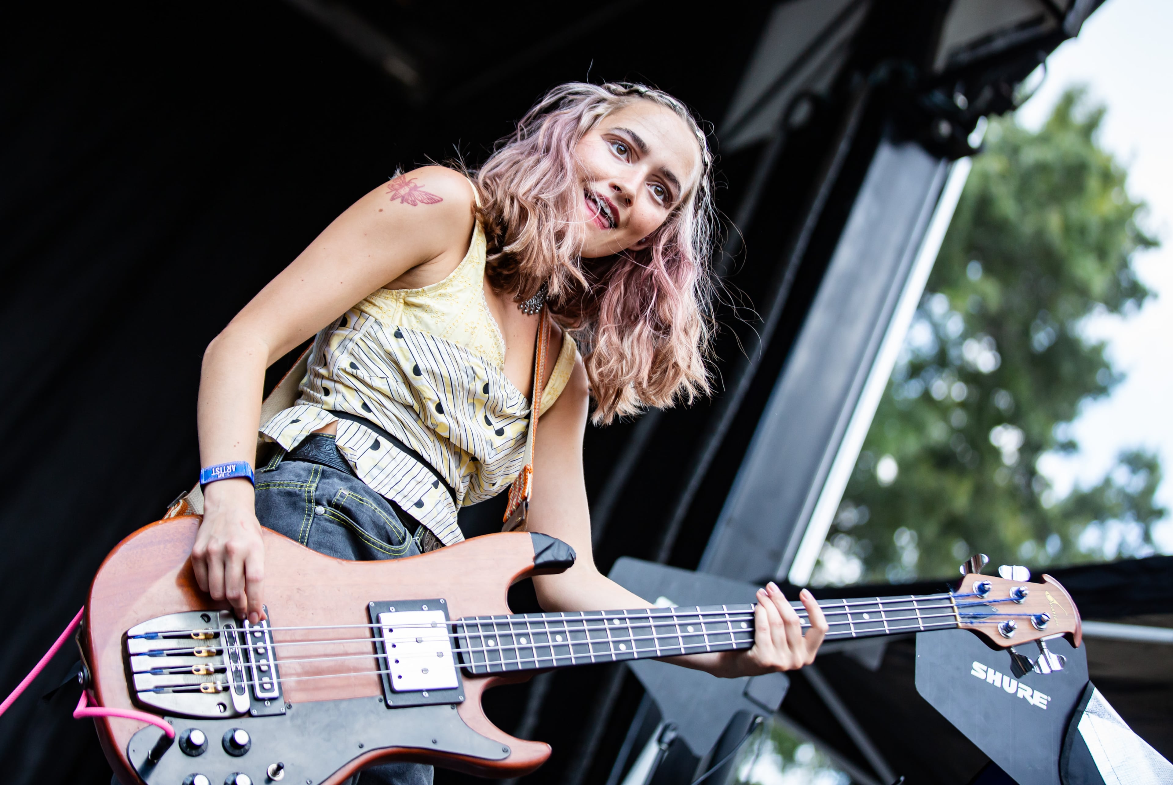 Die Spitz performs Saturday, Sept. 20, 2025, at the Shaky Knees Music Festival at Piedmont Park in Atlanta. (Ryan Fleisher for the AJC)