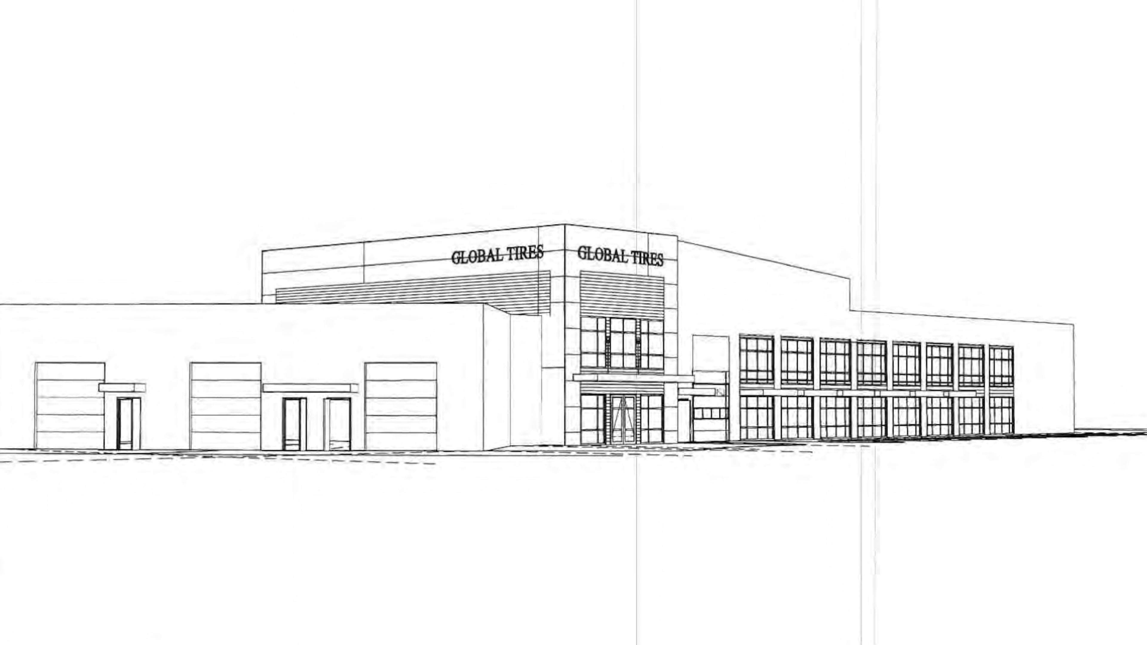 Lilburn has approved Victor Lukyan’s plan to build a 12,000-square-foot tire and accessory store and service center at 710 Indian Trial Road. (Courtesy City of Lilburn)