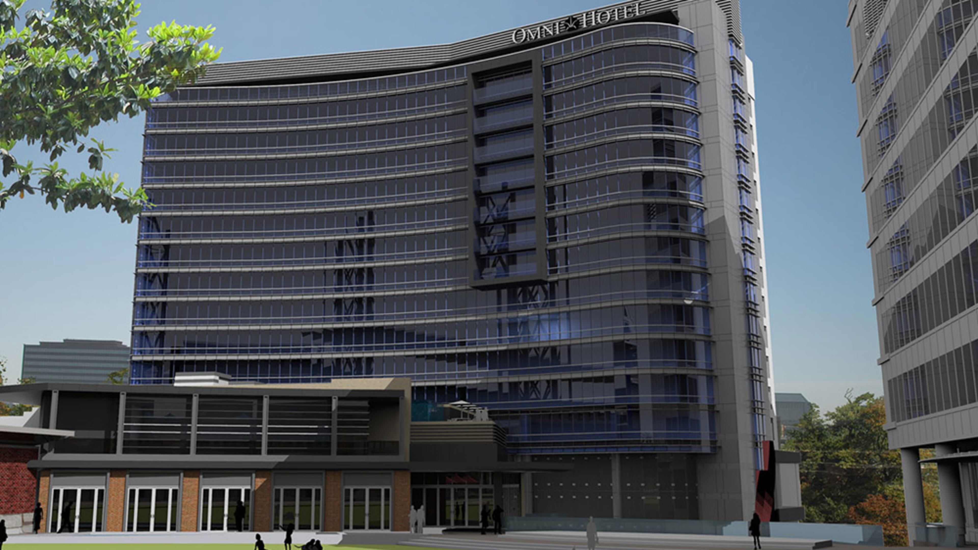 The Omni Atlanta Northwest Hotel will feature 16 floors, approximately 260 finely appointed guest rooms and suites, rooftop hospitality suites, approximately 12,500 square feet of meeting space, a signature restaurant, an elevated pool deck and bar overlooking the plaza and ballpark.