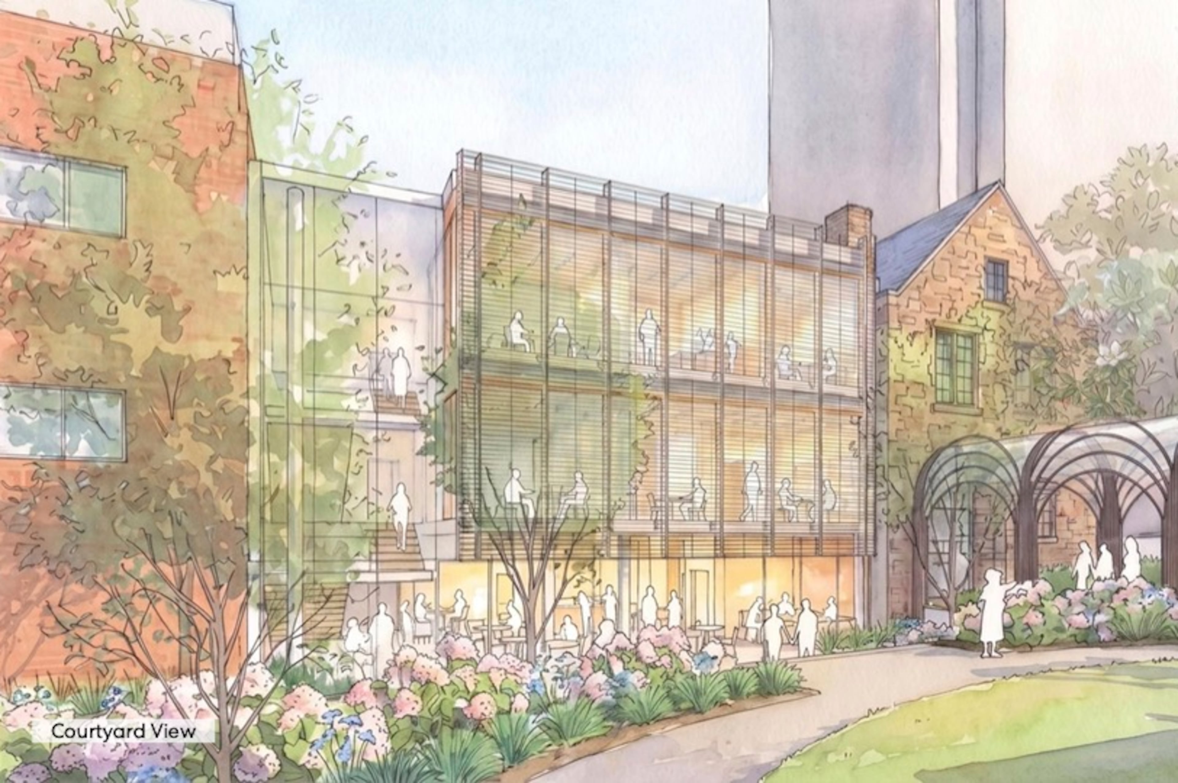 Egleston Hall rendering