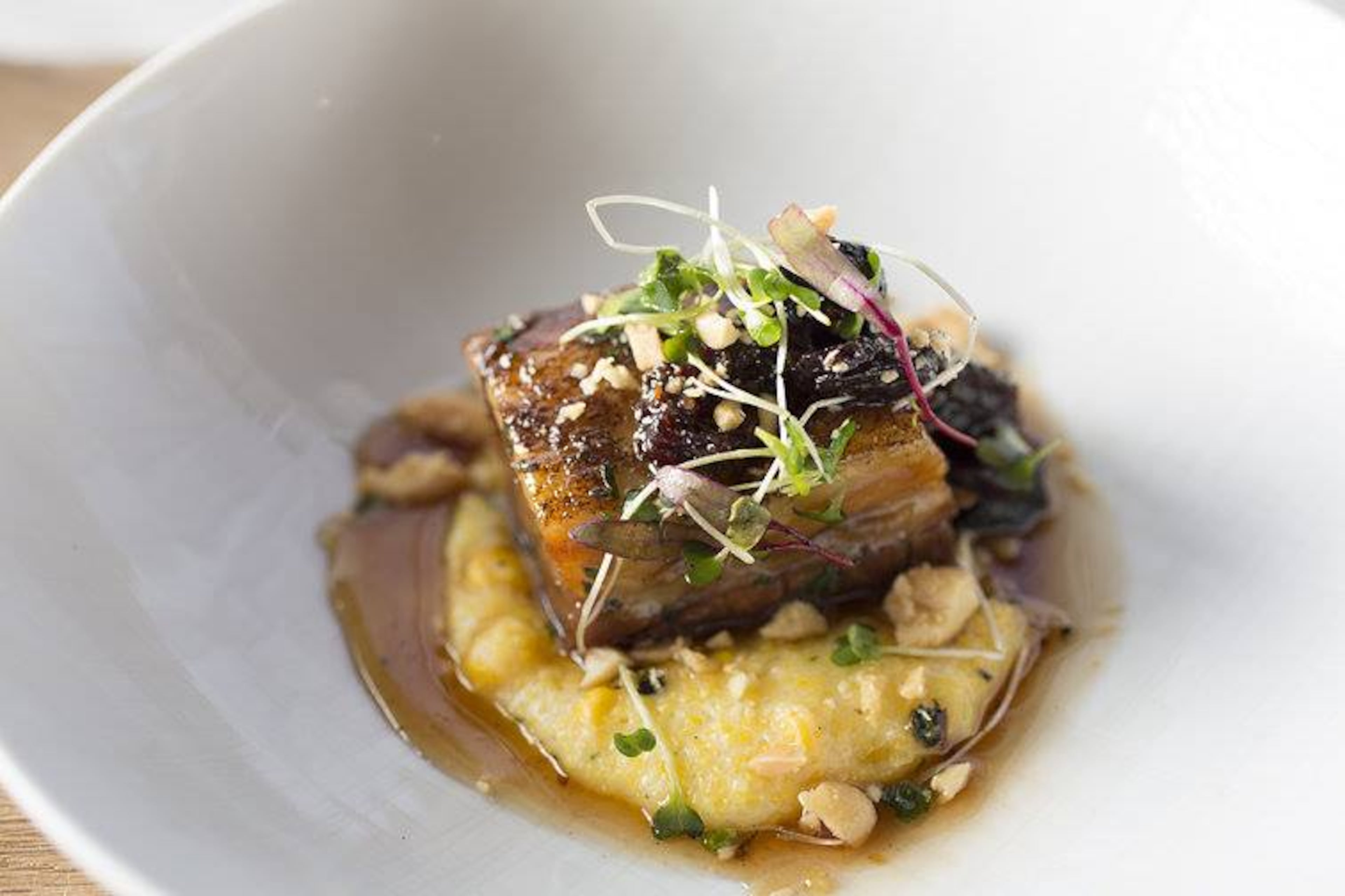 Valhalla Resort Hotel will serve up contemporary Southern fare such as grits and pork belly. / Photo: Valhalla Resort Hotel