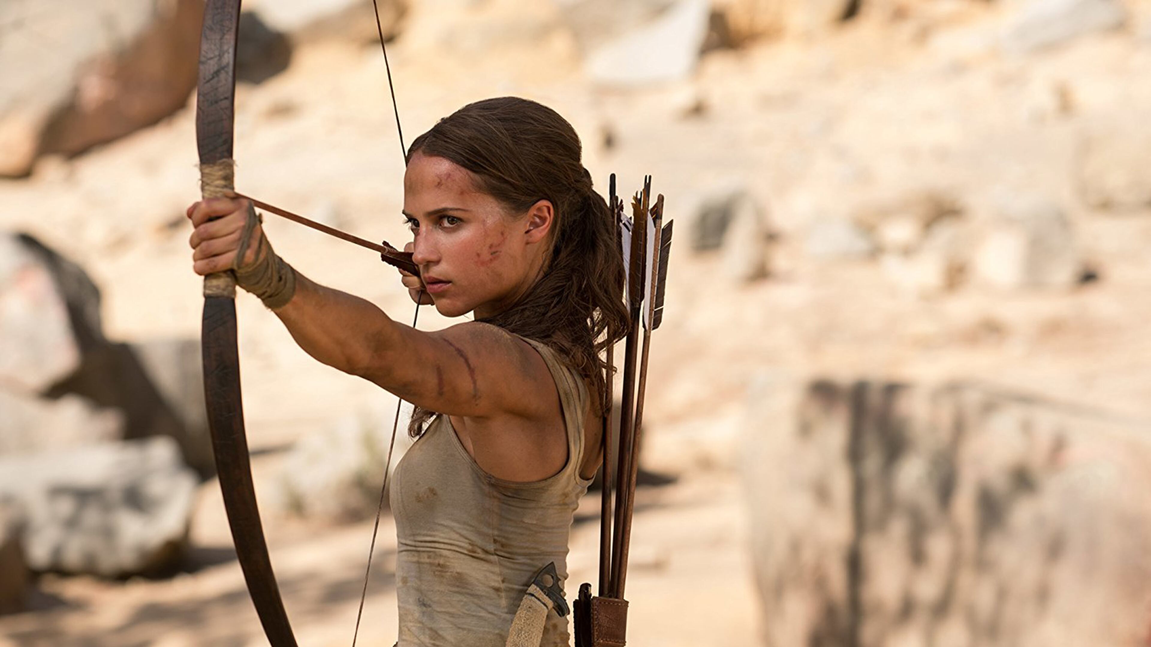 Alicia Vikander stars as Lara Croft in “Tomb Raider.” Contributed by Warner Bros. Entertainment