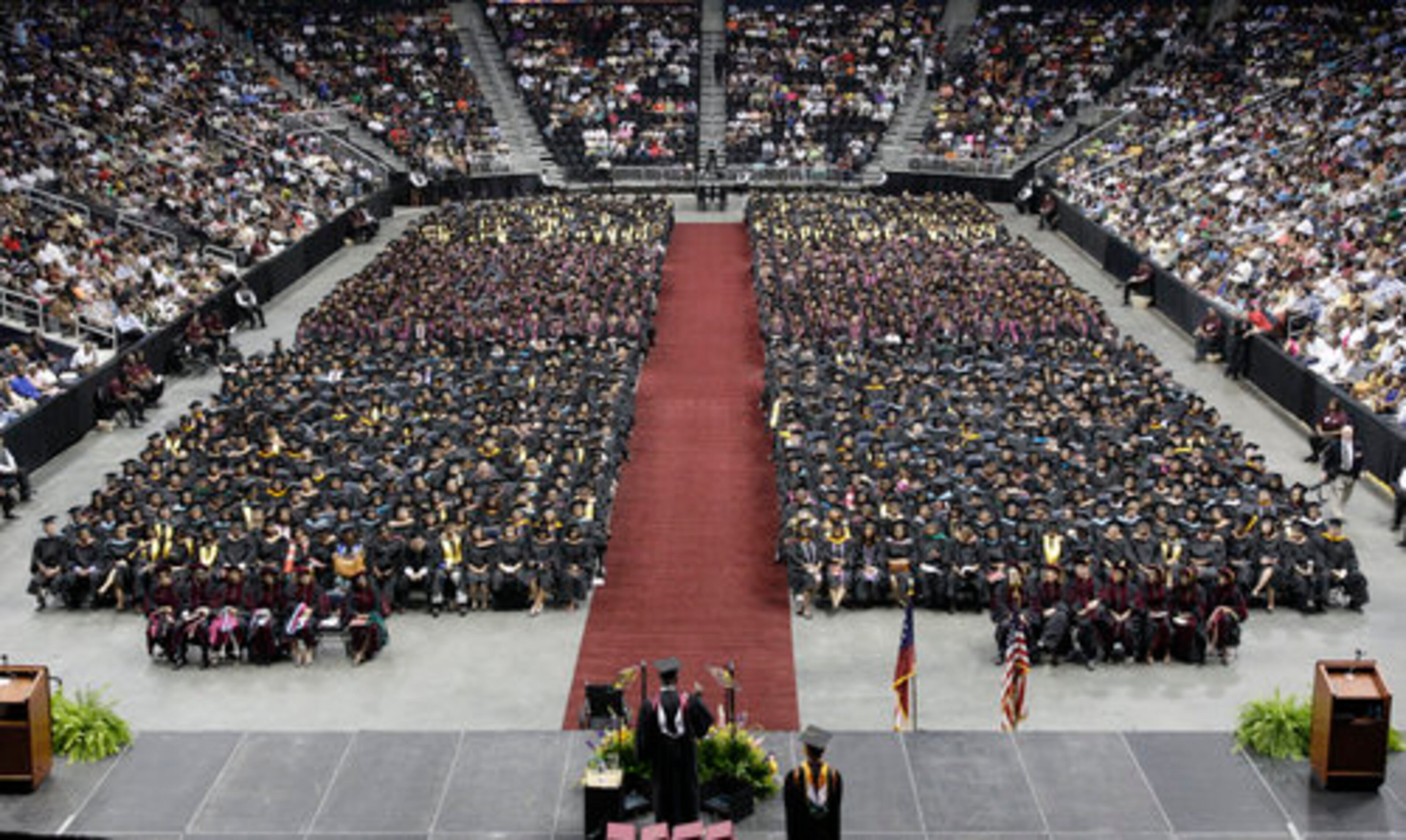 It was a full house at Philips arena.
