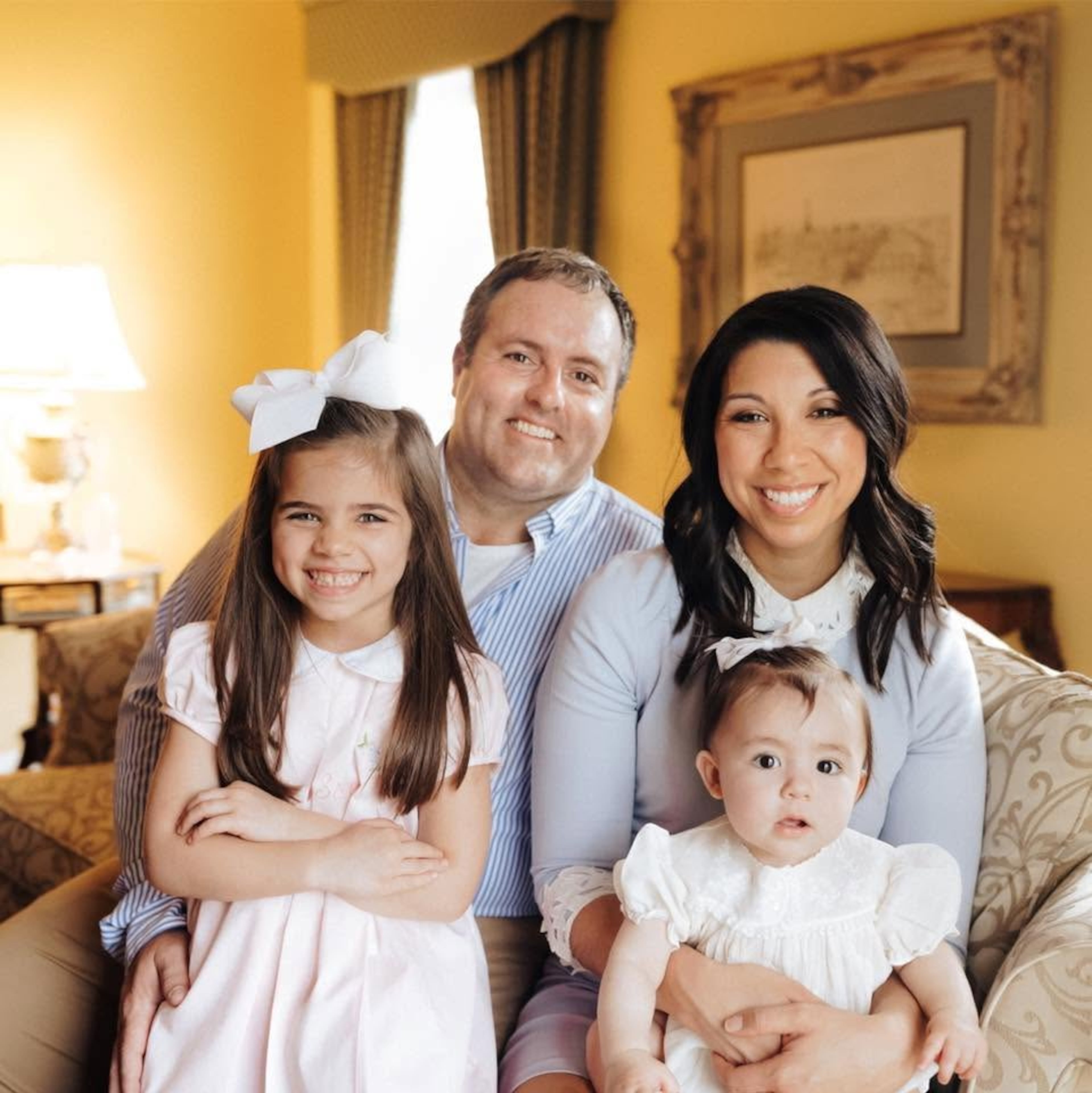 Atlanta, Texas, Mayor Marshall James Brooks IV, his wife Cheryl and their two daughters. Brooks' family traces its lineage to Atlanta, Georgia. (Mayor of Atlanta, TX - Marshall James Brooks IV Facebook page)