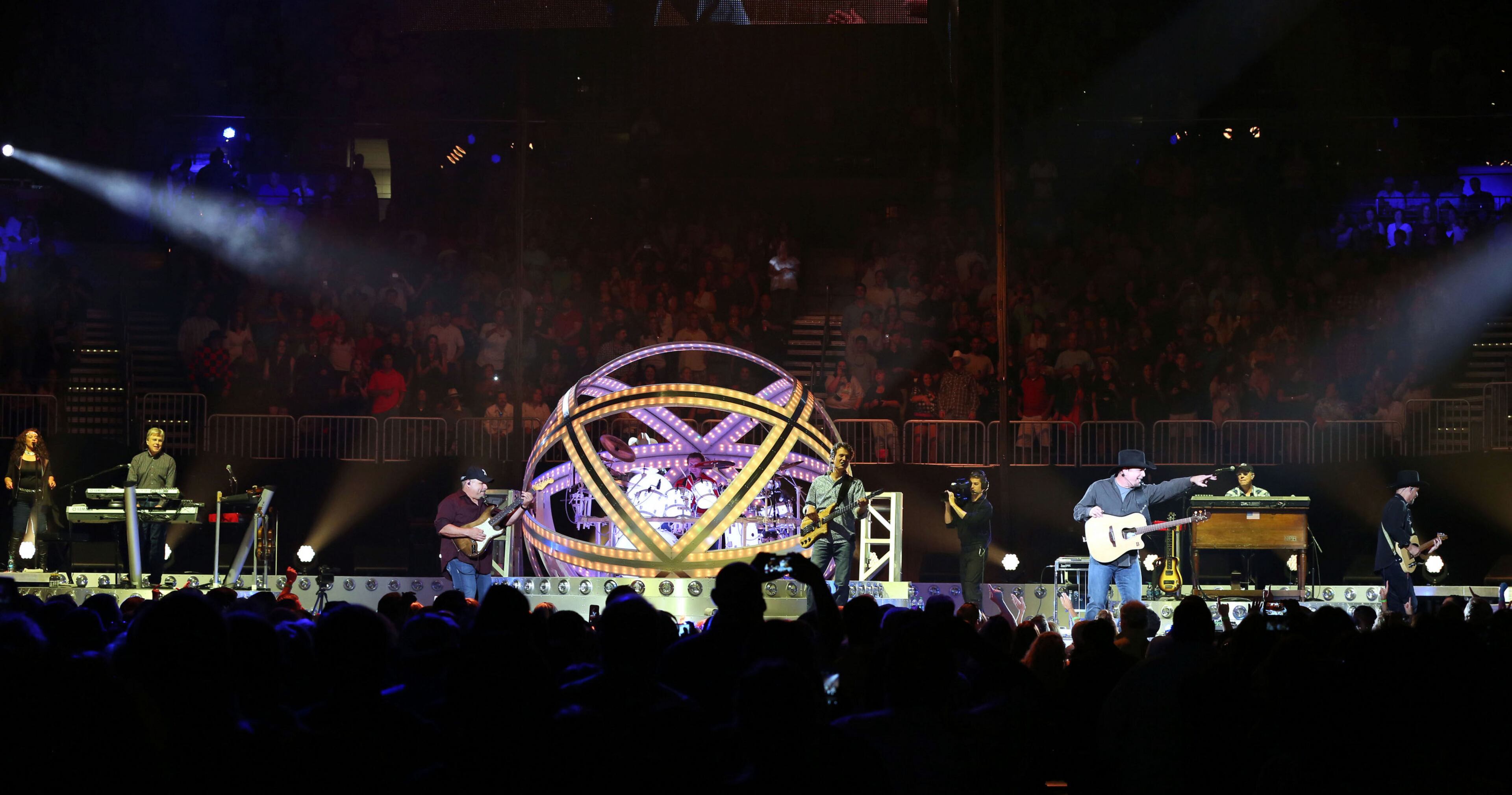 Legendary country singer-songwriter-guitarist Garth Brooks played the first of seven sold out shows Friday evening at Philips Arena. Robb D. Cohen/RobbsPhotos.com