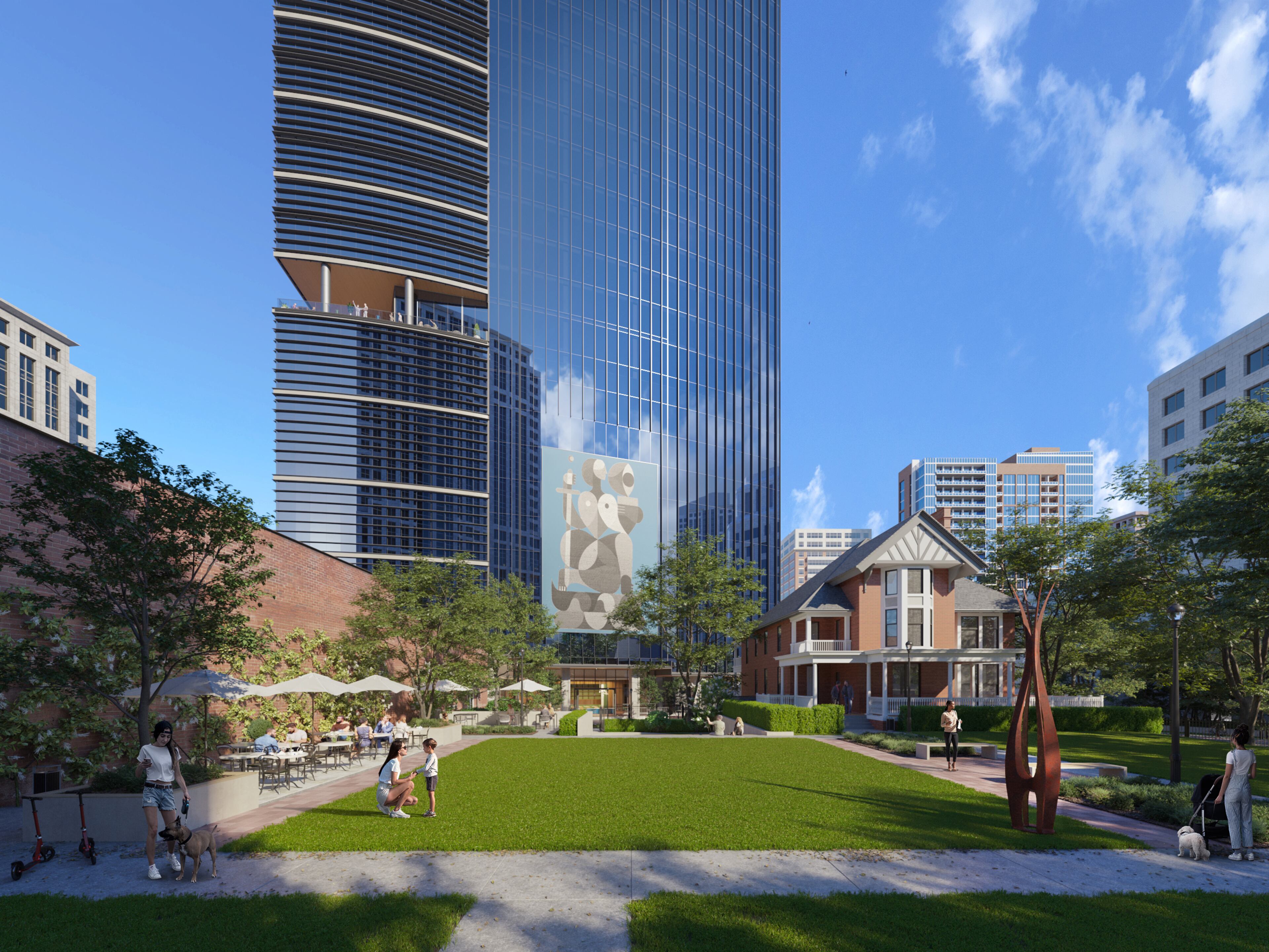 The Margaret Mitchell House and its gardens will be preserved as part of the Stratus Midtown project.