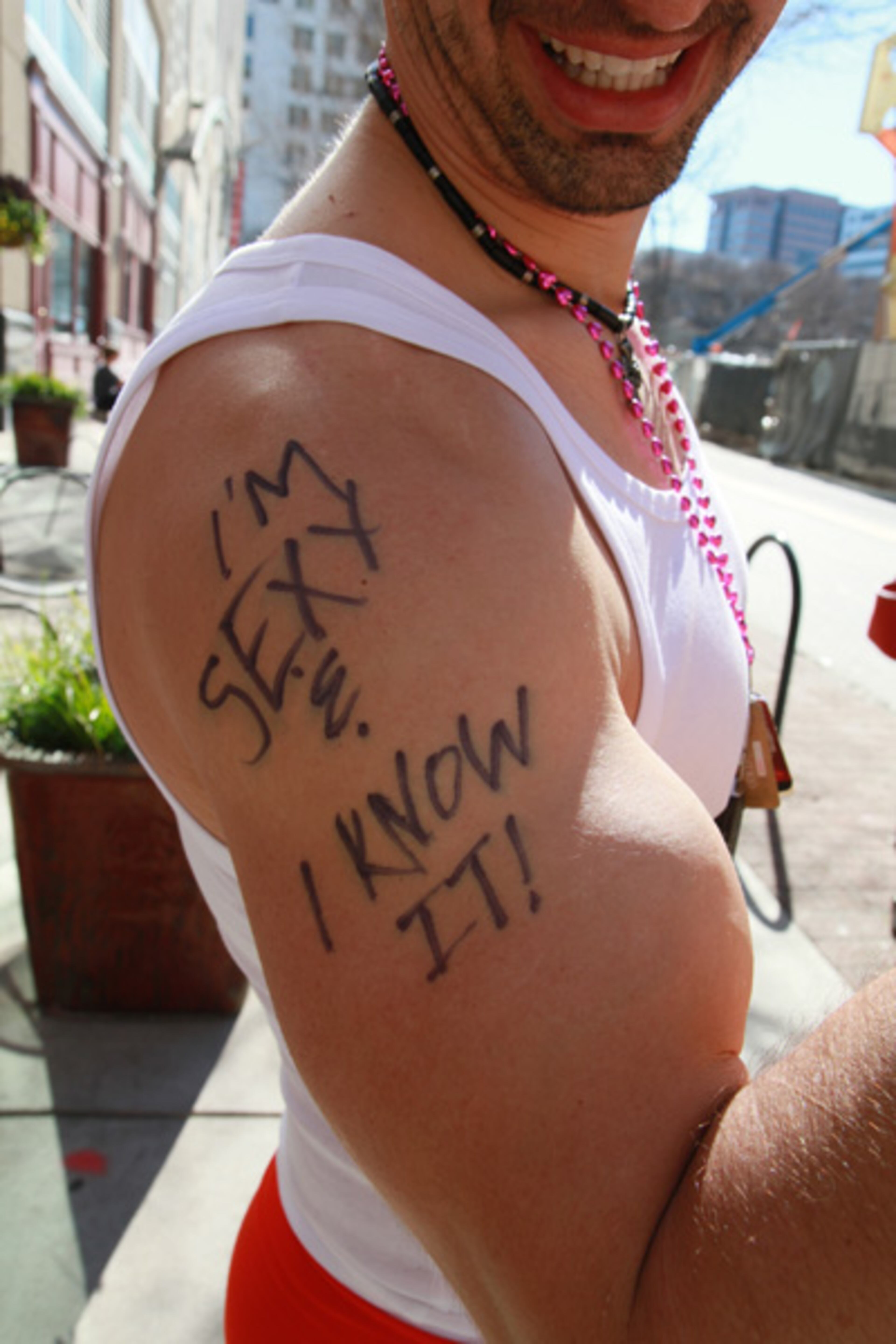 Here are some more photos from the Cupid Undie Run through Midtown Atlanta.