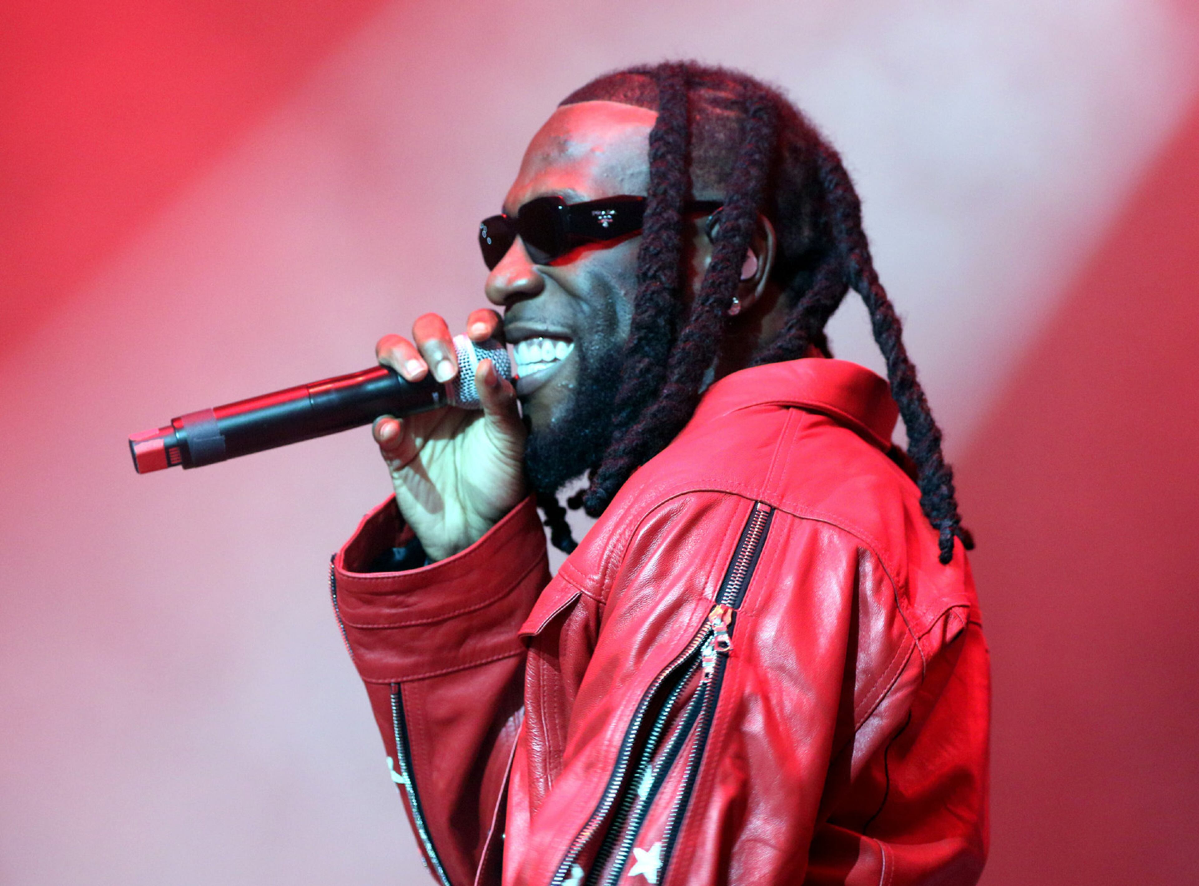 Nigerian superstar Burna Boy energized a near sellout crowd at State Farm Arena on Sunday, July 31, 2022 on his Love Damini Tour.
Robb Cohen for the Atlanta Journal-Constitution