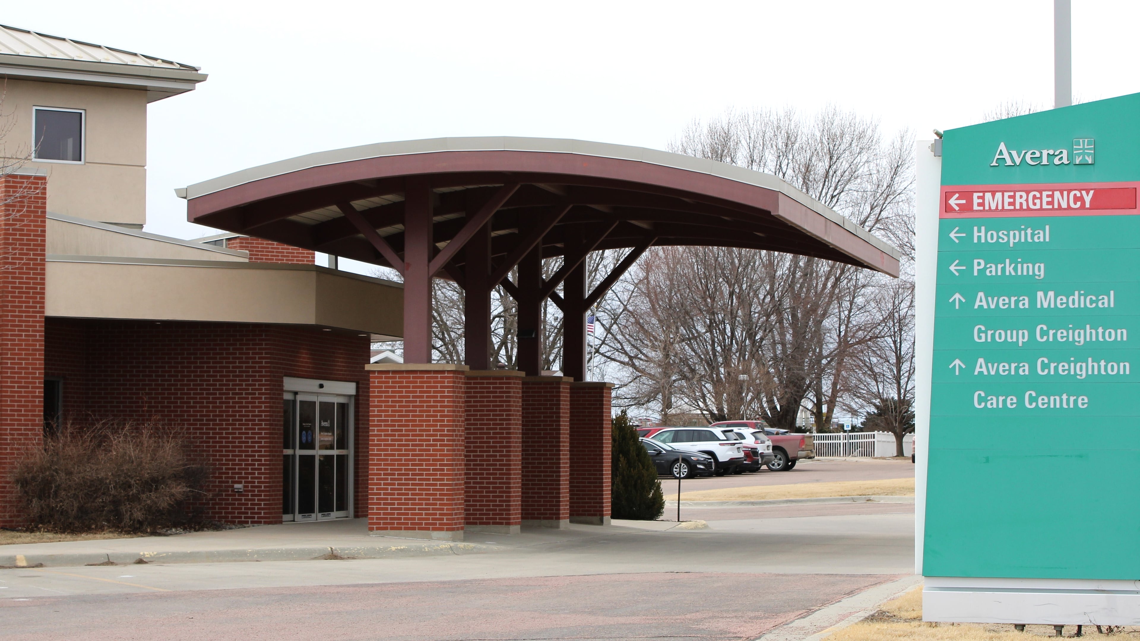 Avera Creighton Hospital is seen on Feb. 24, 2026, in Creighton, Neb. (AP Photo/Margery A. Beck)